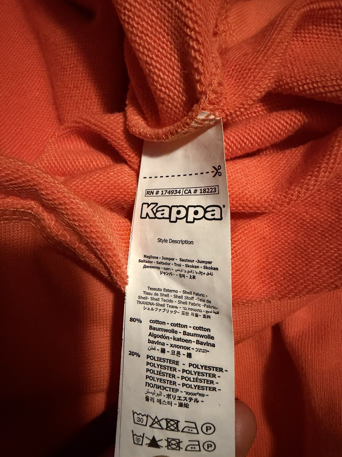 Kappa 222 Banda Hurtado Hoodie Size US XL / EU 56 / 4 - 8 Thumbnail