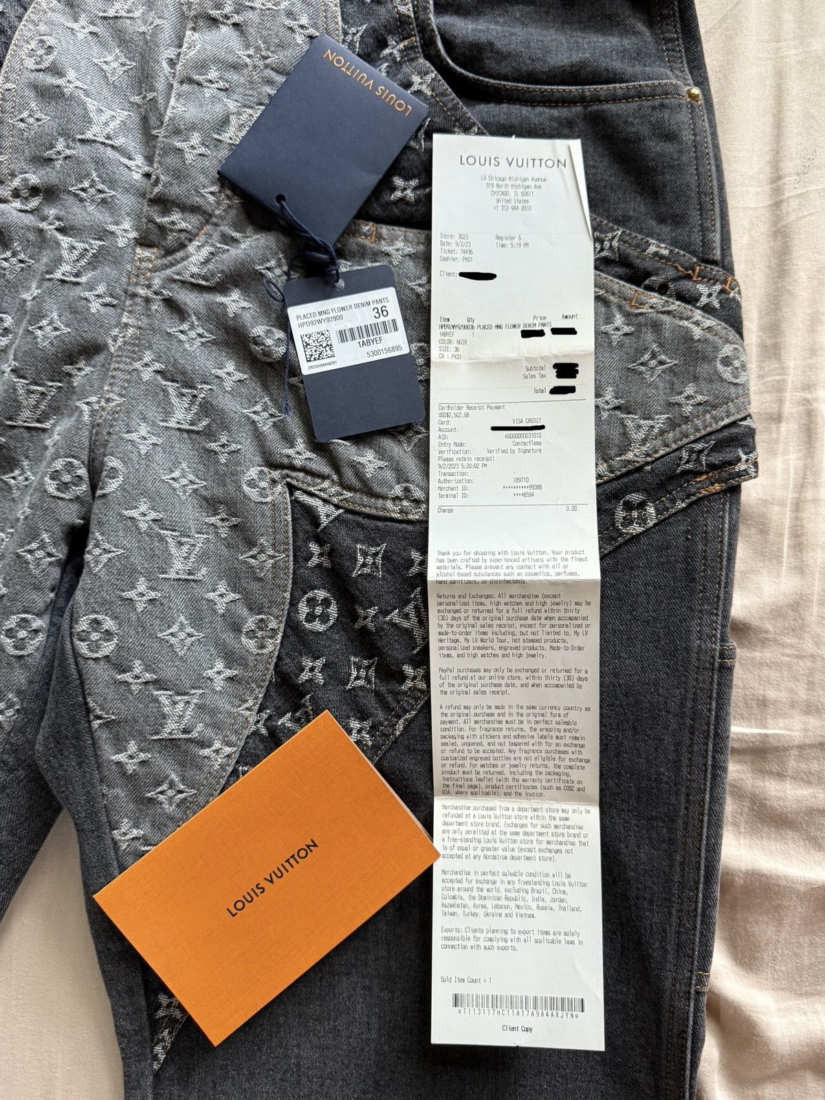 Louis Vuitton Louis Vuitton Flower Denim Pants Size US 36 / EU 52 - 11 Thumbnail
