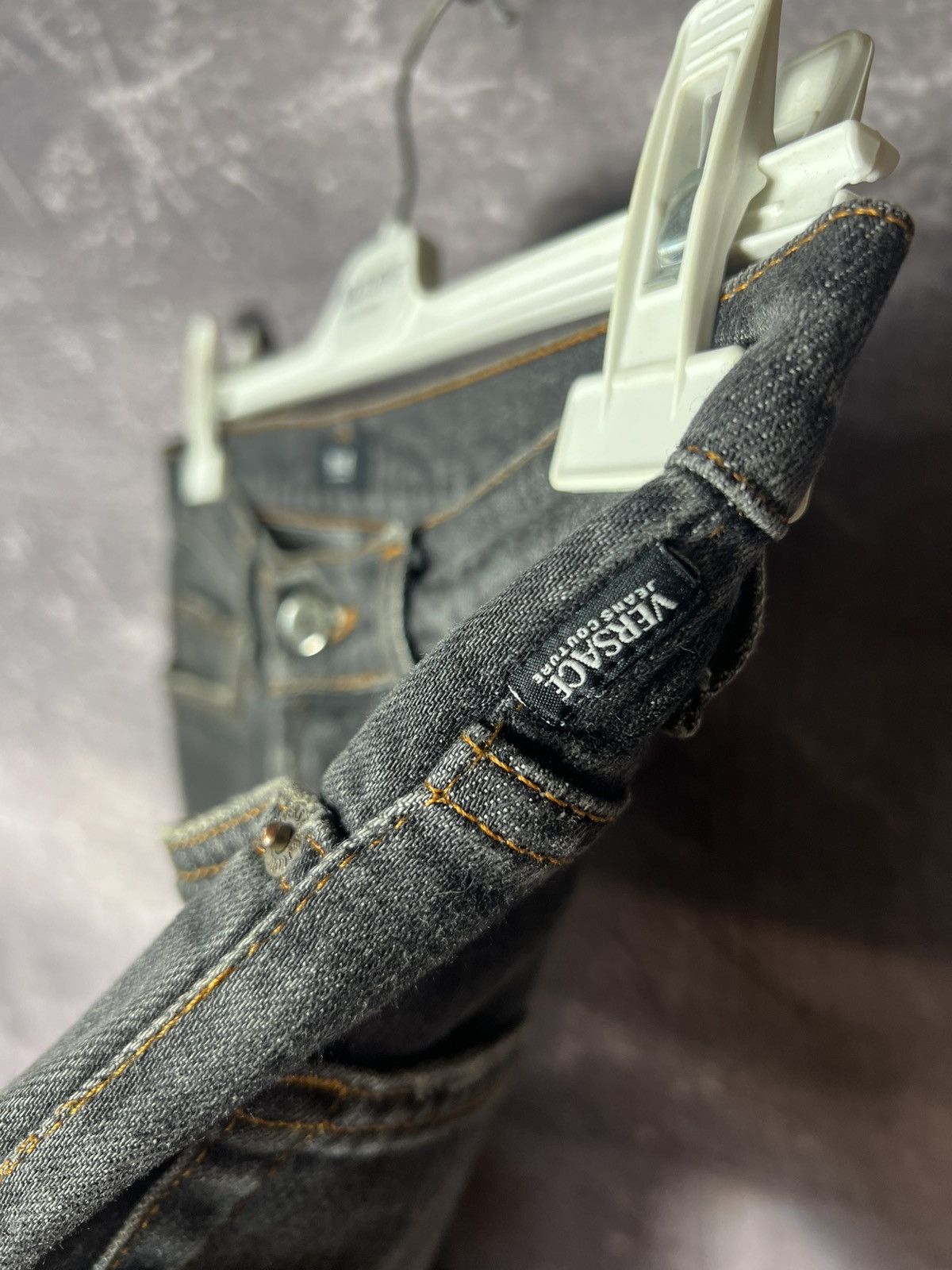 Versace Versace Vintage Washed Denim Jeans Y2K Size US 31 - 6 Thumbnail