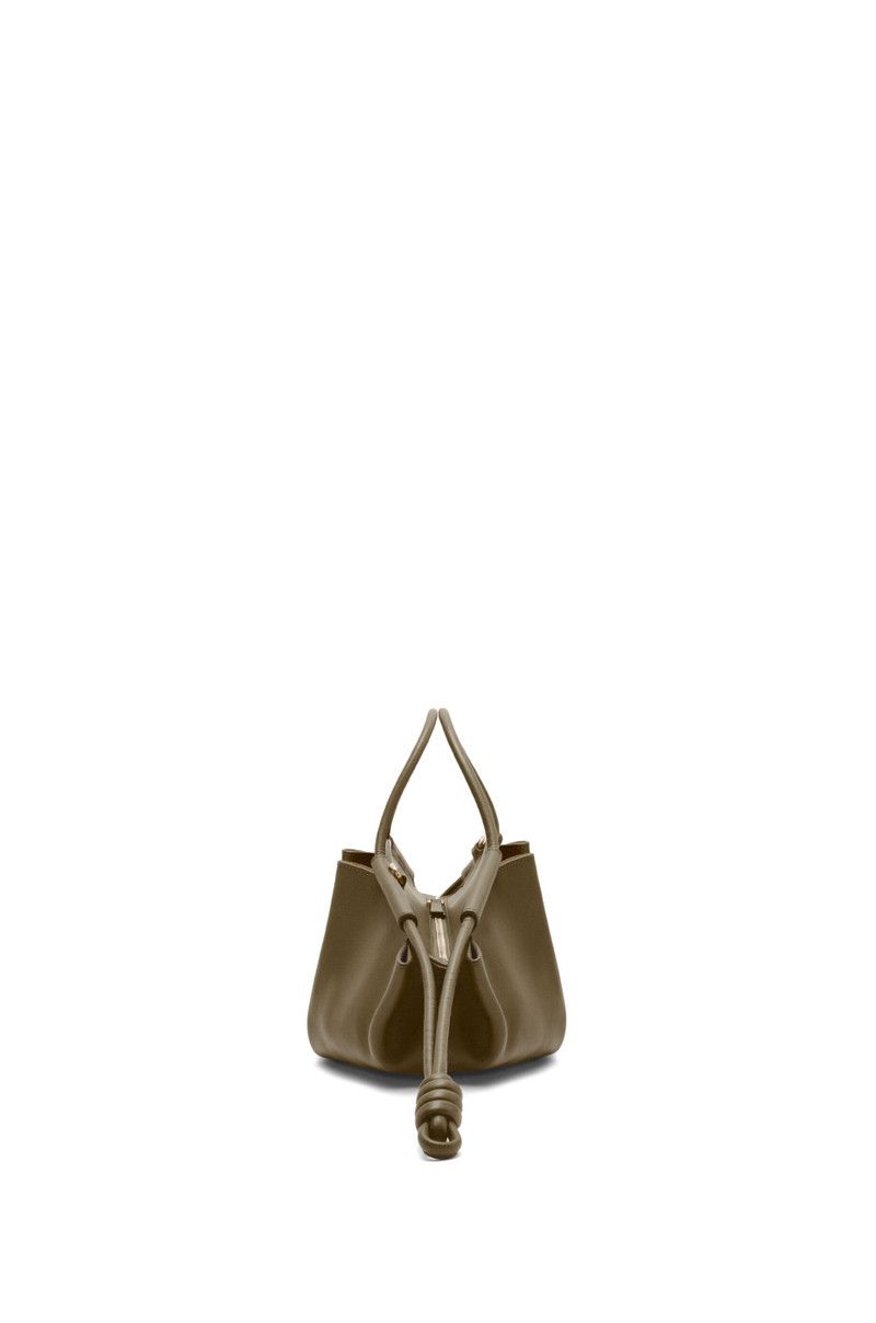 Loewe o1in1g0426 Size: OS/ Small Paseo Bag in Dark Khaki Green Size ONE SIZE - 4 Thumbnail