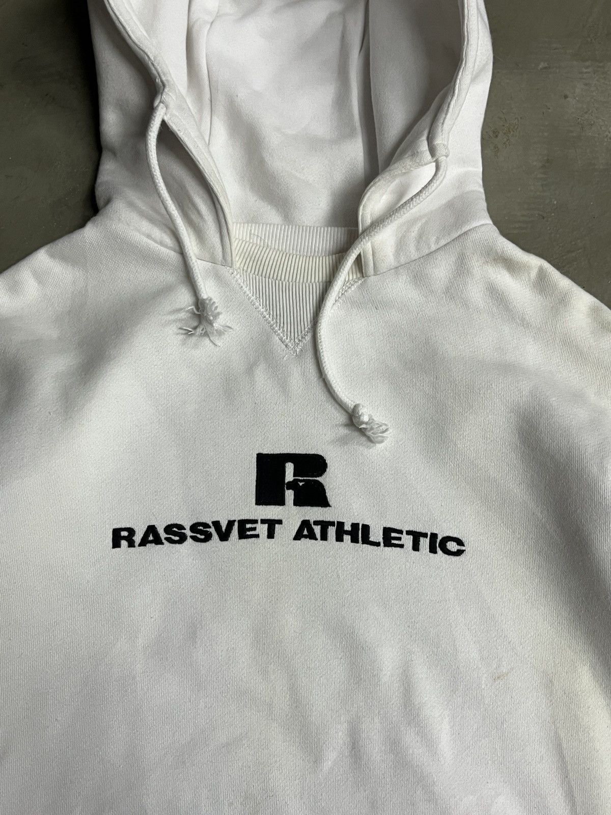 Gosha Rubchinskiy RASSVET ATHLETIC Russell x Gosha Oversized Boxy Hoodie Size US L / EU 52-54 / 3 - 3 Thumbnail