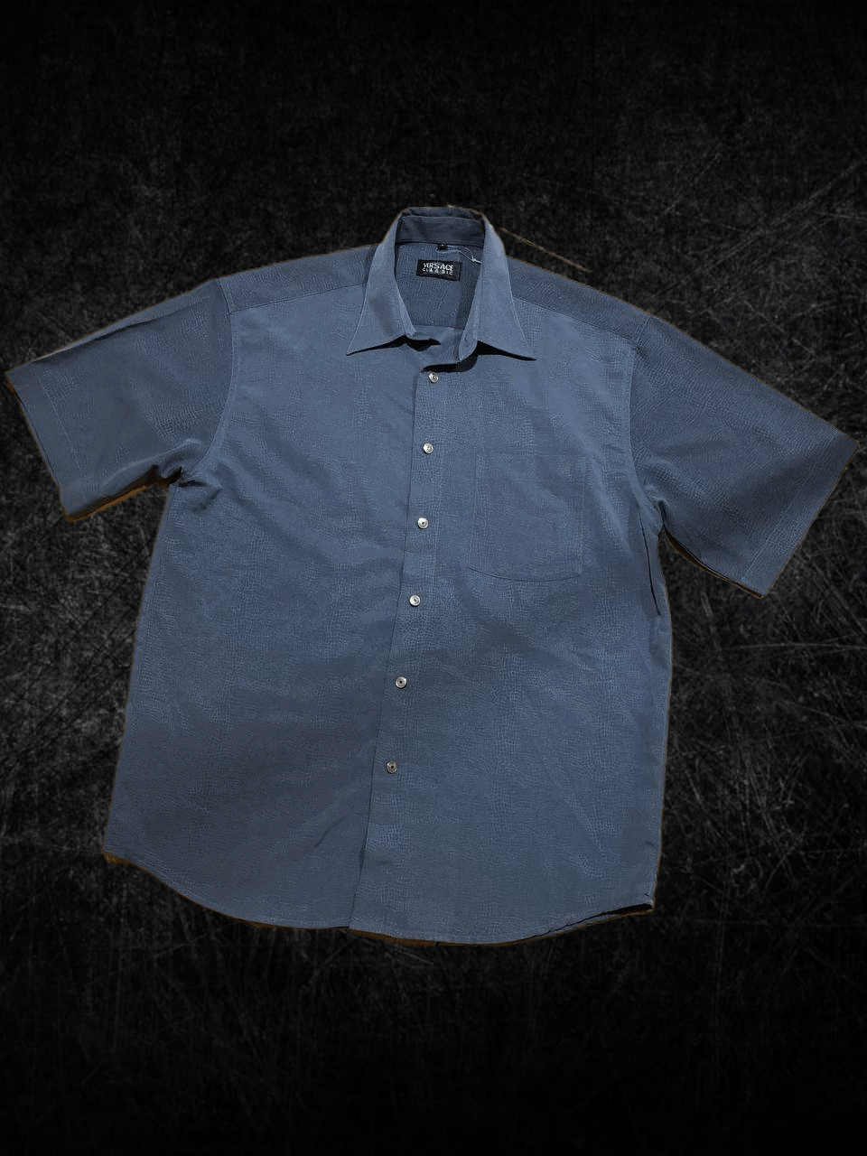 Versace Versace Classic Luxury Vintage Button Up Short Sleeve Shirt Size US L / EU 52-54 / 3 - 1 Thumbnail