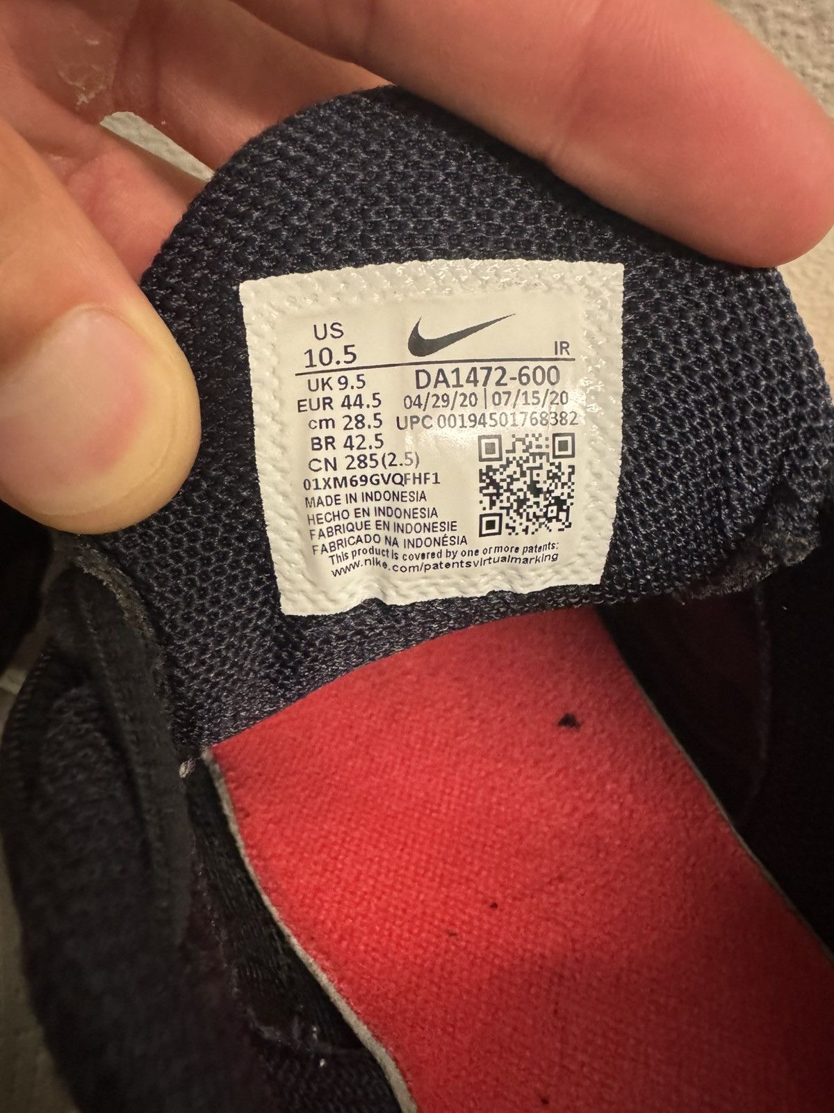 Nike × Supreme Nike Air Max Plus Supreme University Red Size US 10.5 / EU 43-44 - 6 Thumbnail
