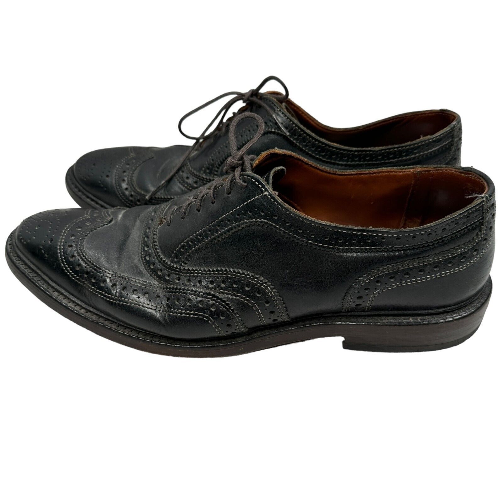 Allen Edmonds Allen Edmonds McTavish Black Wingtip Oxford Shoes 11 D Size US 11 / EU 44 - 3 Thumbnail