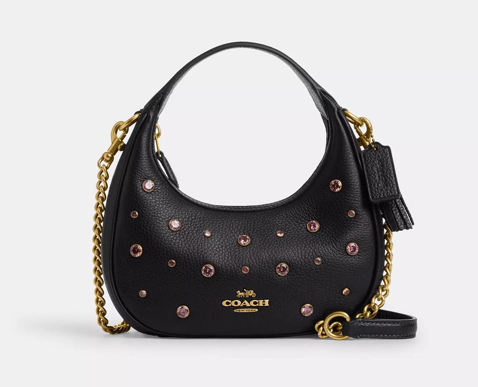 Coach Carmen Mini Crossbody Bag With Crystal CAK87 Size ONE SIZE - 4 Thumbnail