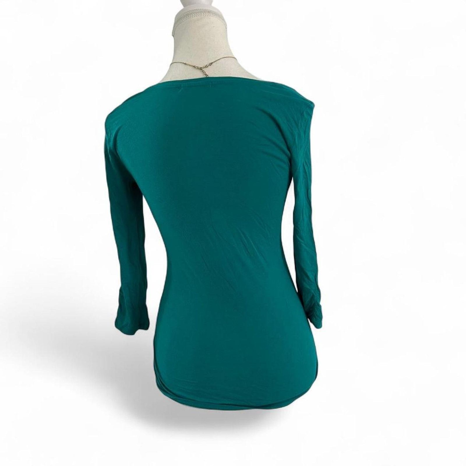 Other Vintage Charlotte Russe Teal Green Blue Fitted Sleeve Size S Size S / US 4 / IT 40 - 2 Thumbnail