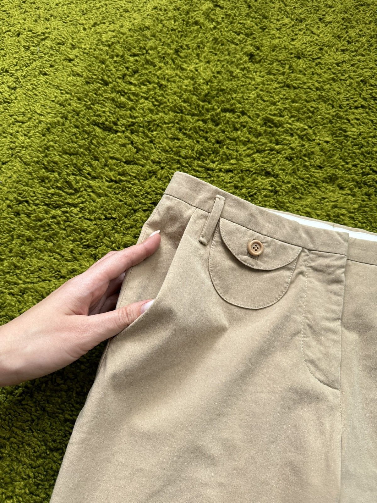 Prada Prada minimalist beige pants Size 27" / US 4 / IT 40 - 3 Thumbnail