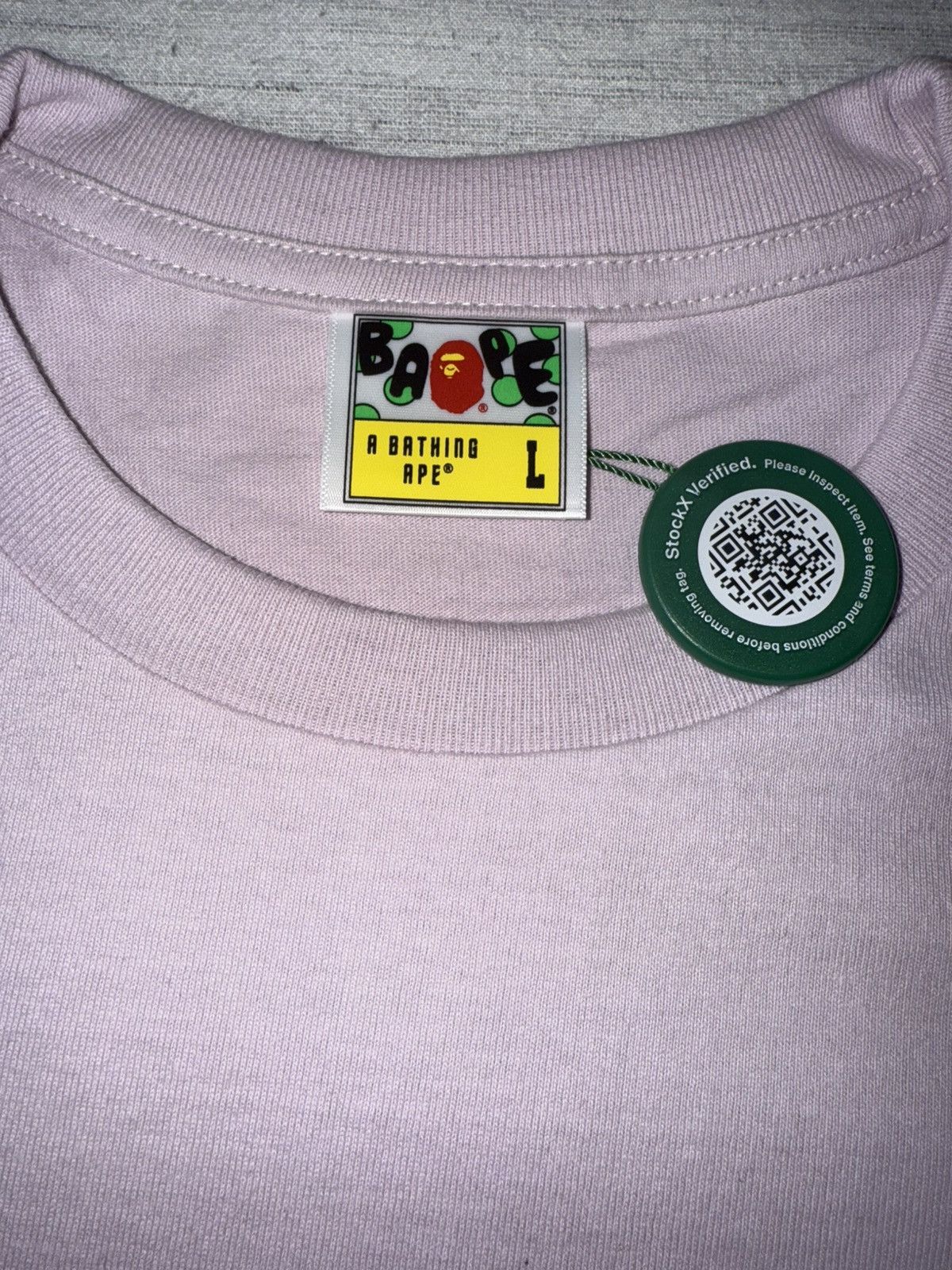 Bape Bape ape head one point tee Size US L / EU 52-54 / 3 - 4 Thumbnail
