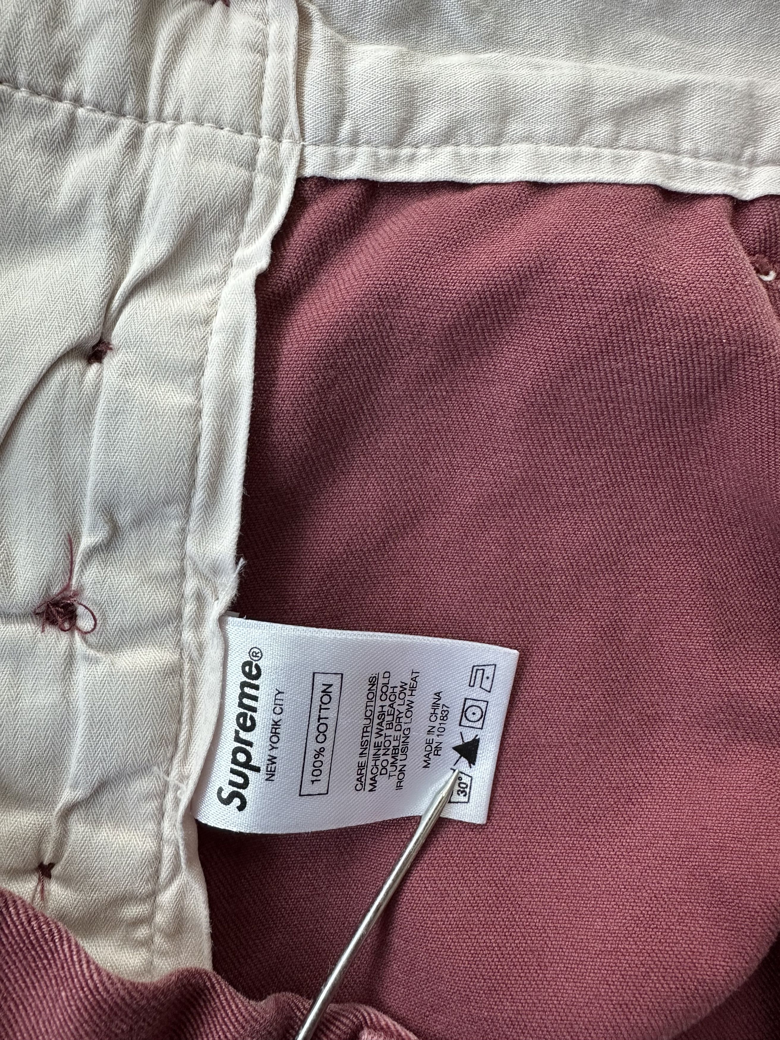 Supreme Supreme Cat in the Hat Chinos - Wine Red Size US 32 / EU 48 - 7 Thumbnail