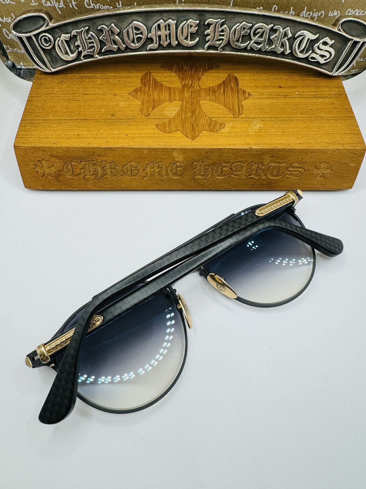 ✨Grail✨Chrome Hearts Pornnoisseur Sunglasses