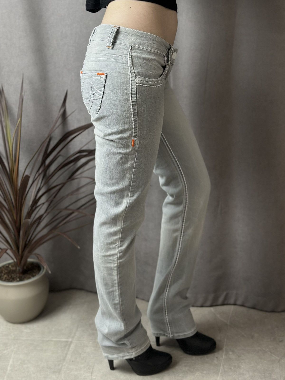 True Religion Vintage True Religion Slim Pants Distressed Y2k Japanese GOA Size 27" / US 4 / IT 40 - 13 Thumbnail