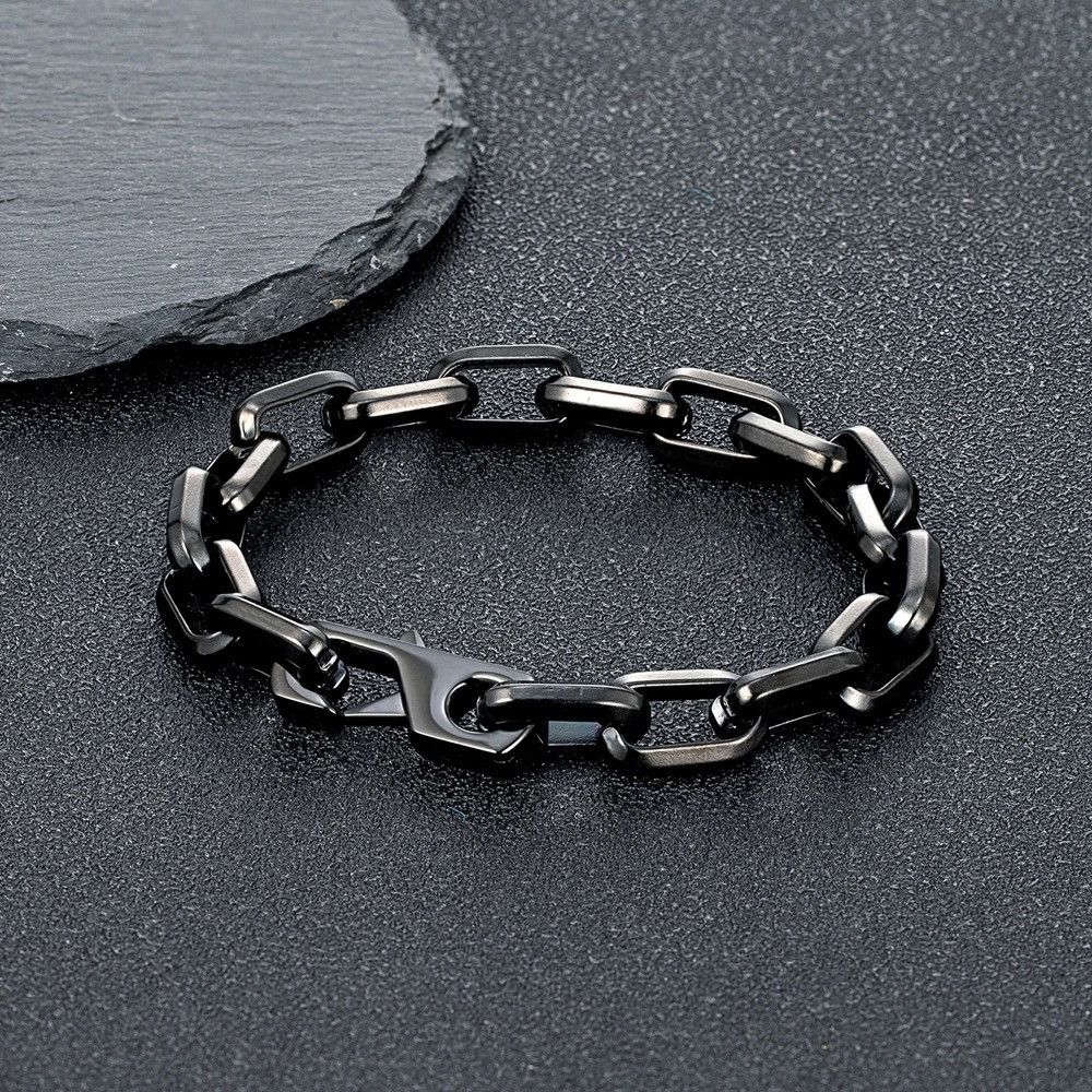 Other Chain Link Bracelet Stainless Steel Punk Gift For Him Size ONE SIZE - 10 Thumbnail