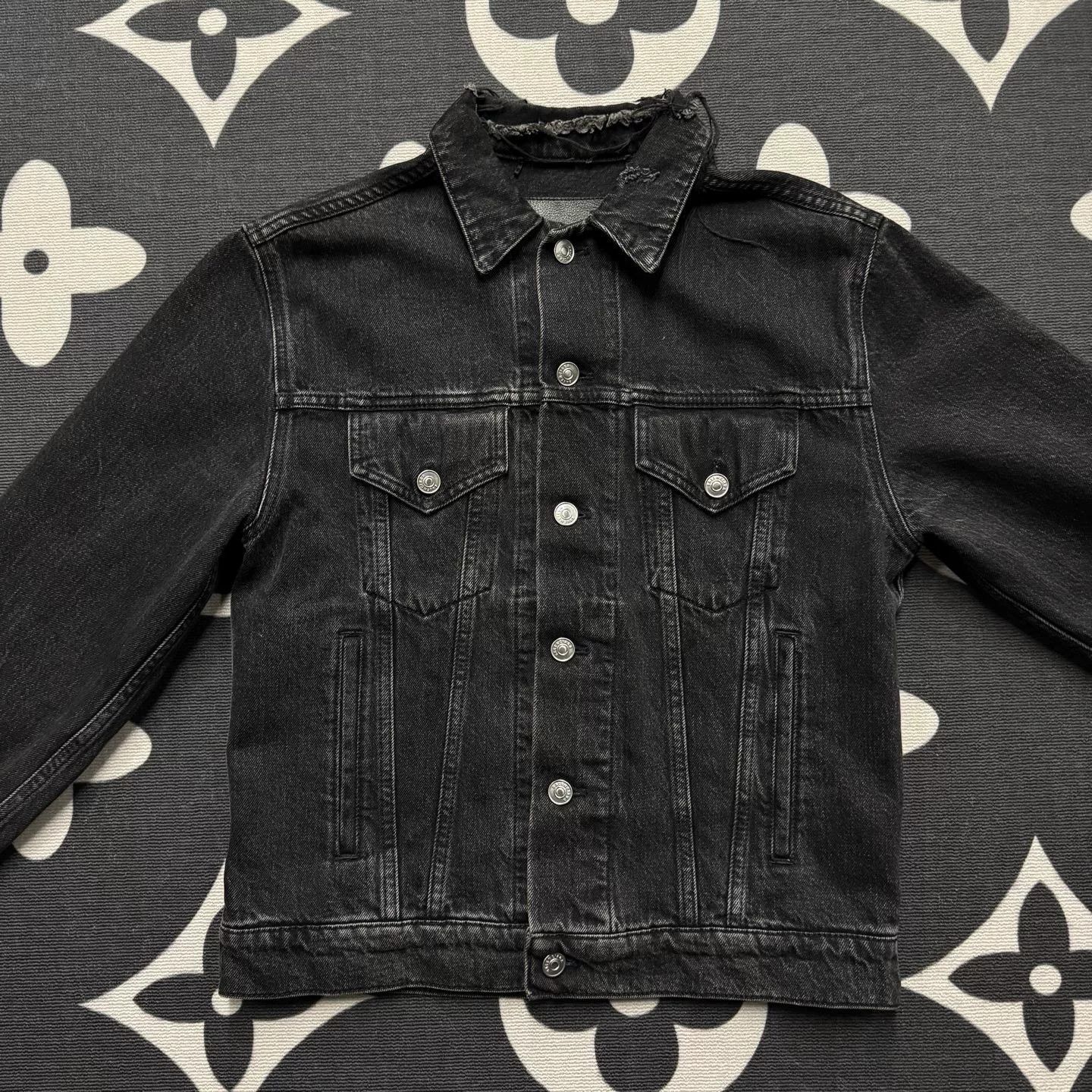 Balenciaga Balenciaga Sinners Embroidered Denim Jacket Size US M / EU 48-50 / 2 - 1 Thumbnail