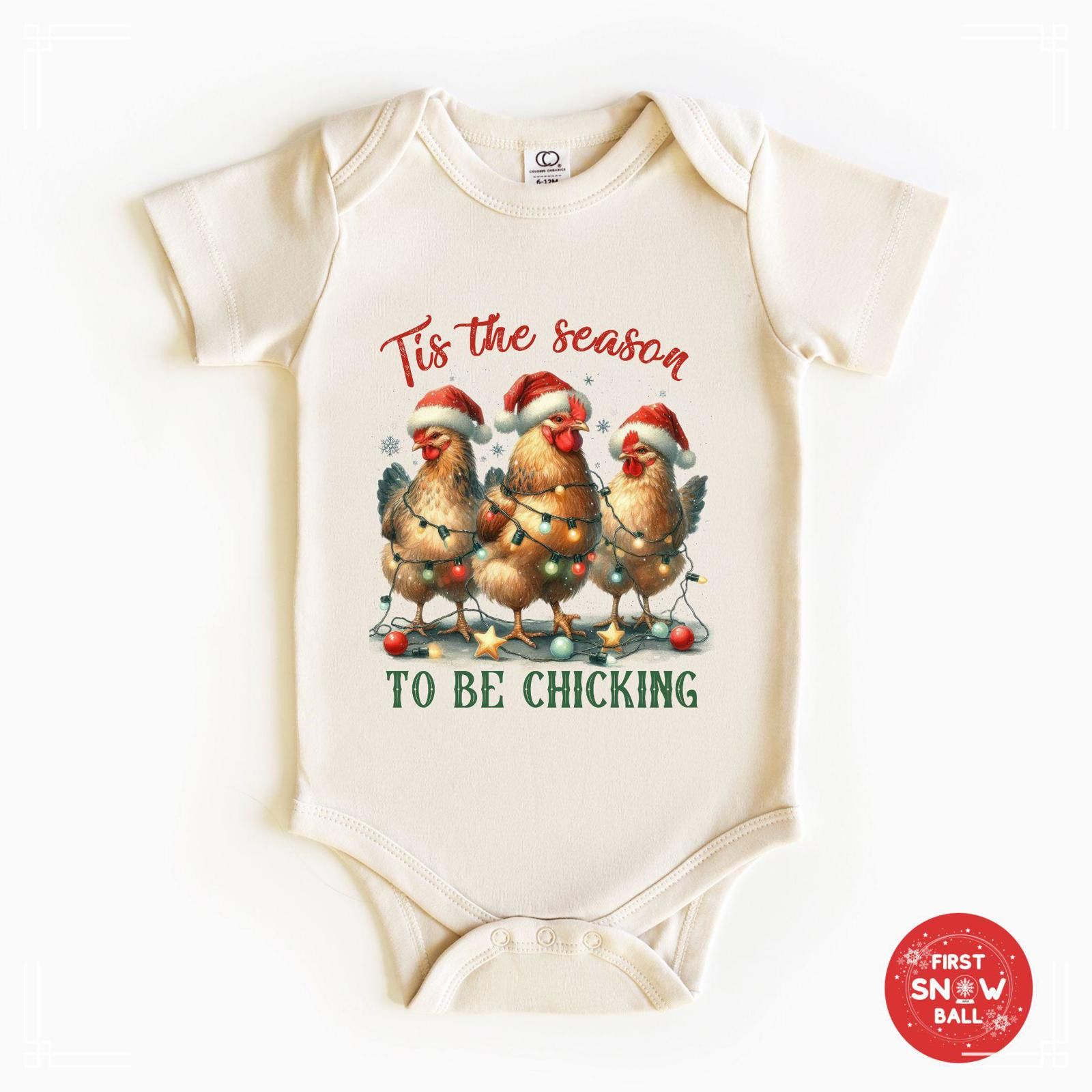 Designer To Be Chickening Christmas T-shirt, Funny Holiday Chicken Size ONE SIZE - 6 Thumbnail