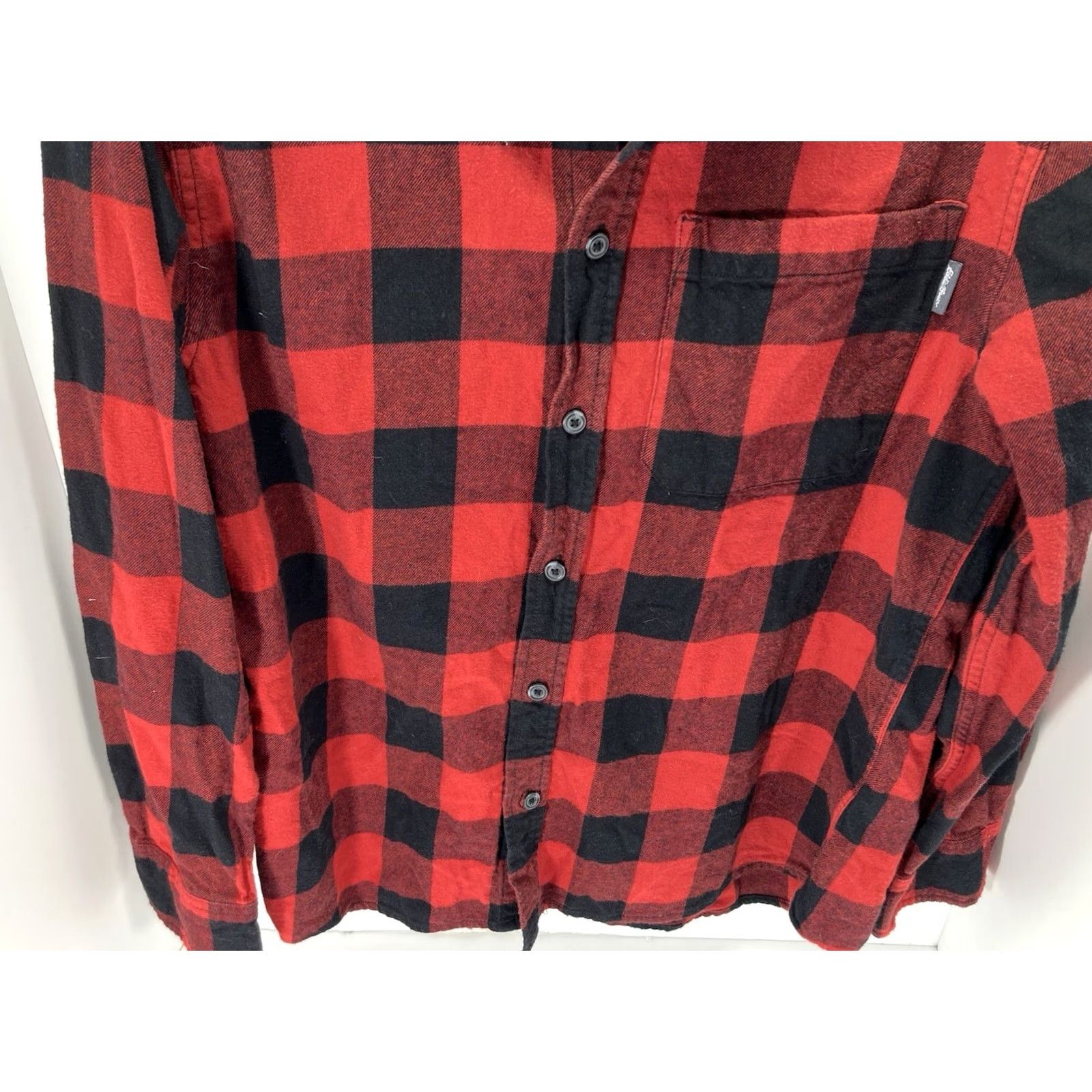 Eddie Bauer Eddie Bauer Flannel Shirt Men L Red Buffalo Plaid Button Long Sleeve Shirt Size US L / EU 52-54 / 3 - 4 Thumbnail