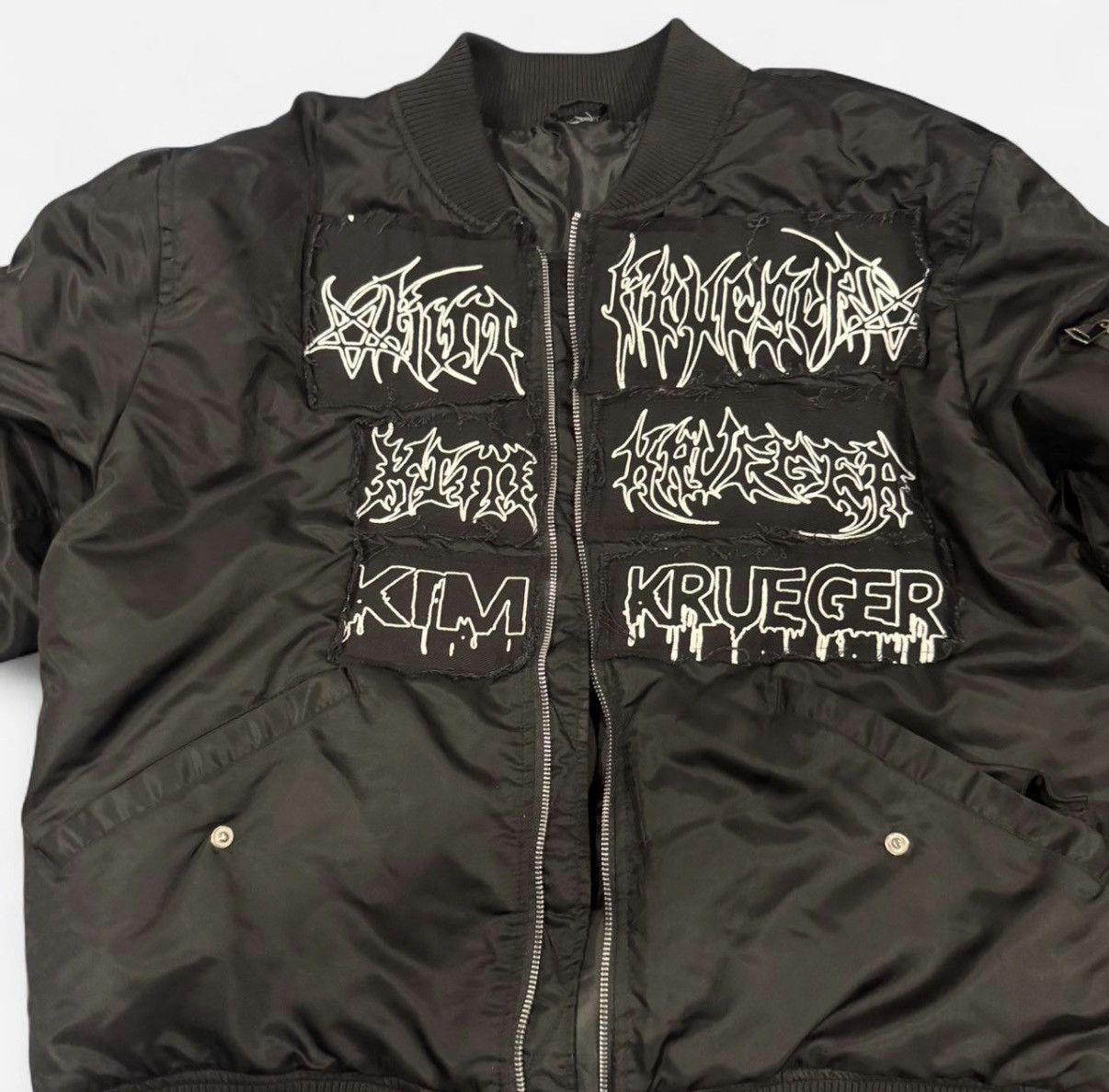 Ken Carson × Kim Krueger × Playboi Carti Kim krueger bomber jacket
