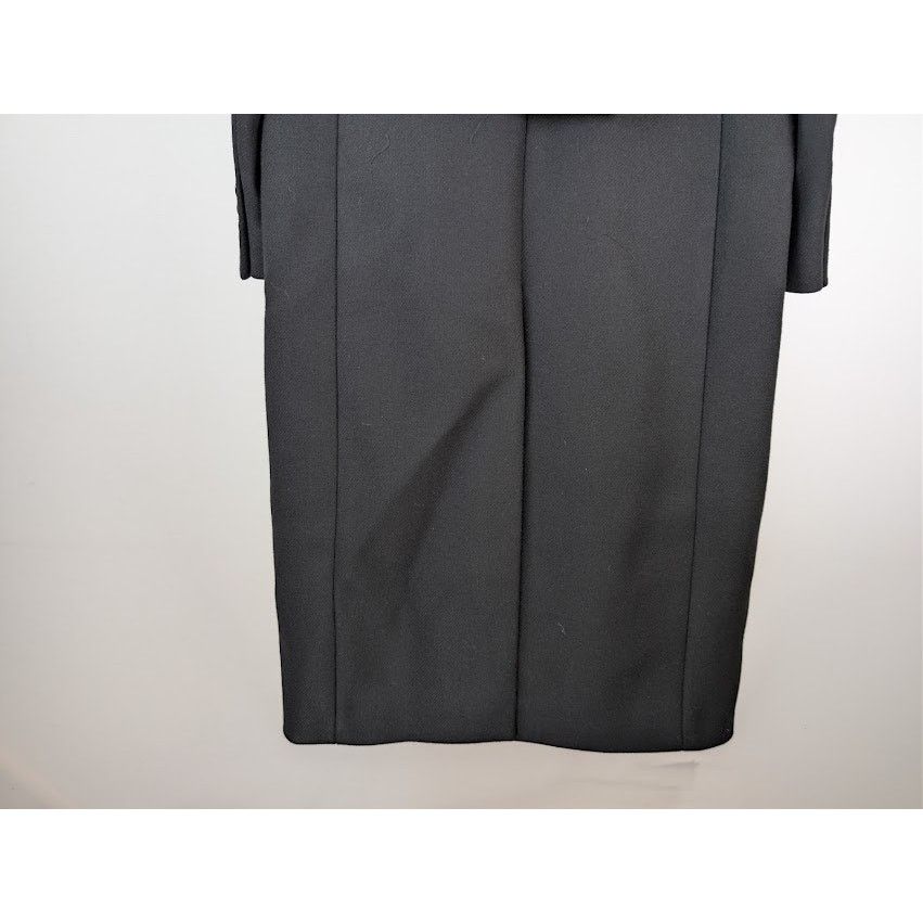 Saint Laurent Paris o1rshd1 Long Officer Coat in Wool Gabardine in Grey Size US M / EU 48-50 / 2 - 13 Thumbnail