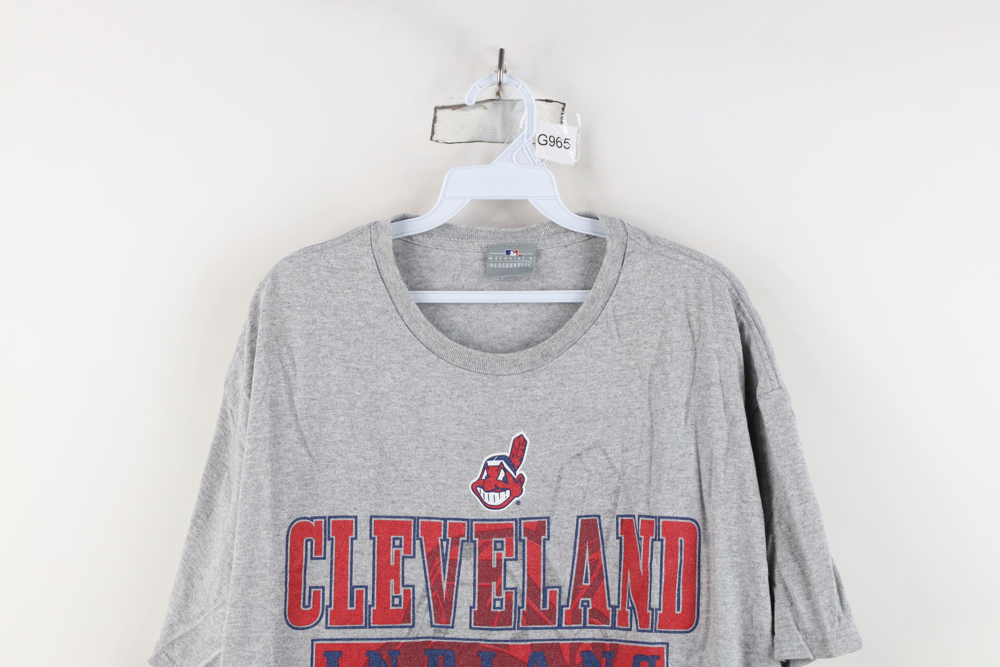 Vintage Vintage Y2K Chief Wahoo Cleveland Indians Baseball T-Shirt Size US XL / EU 56 / 4 - 2 Thumbnail