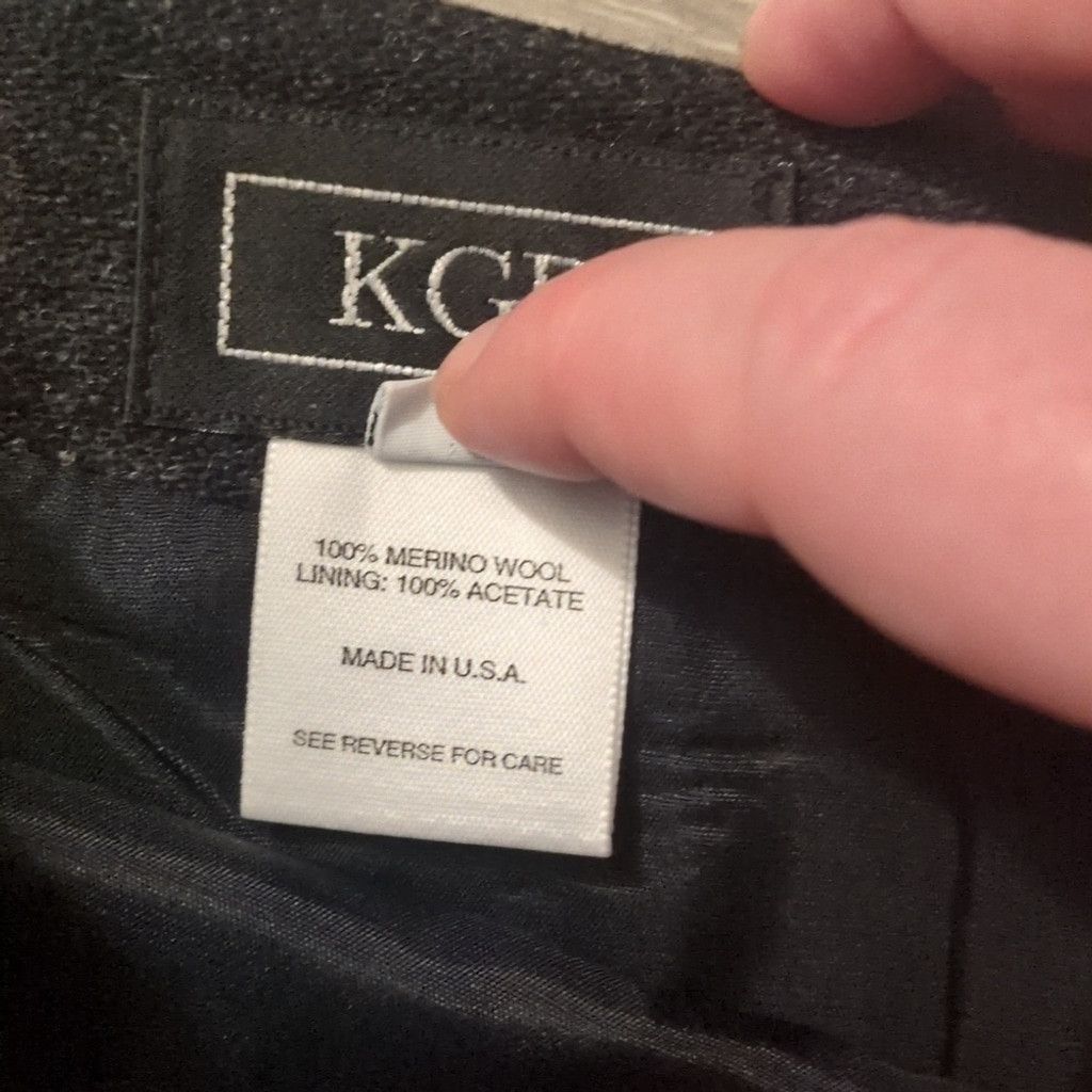 Other KGR Coal Merino Wool Pencil Skirt Size 8 Size 30" / US 8 / IT 44 - 4 Thumbnail