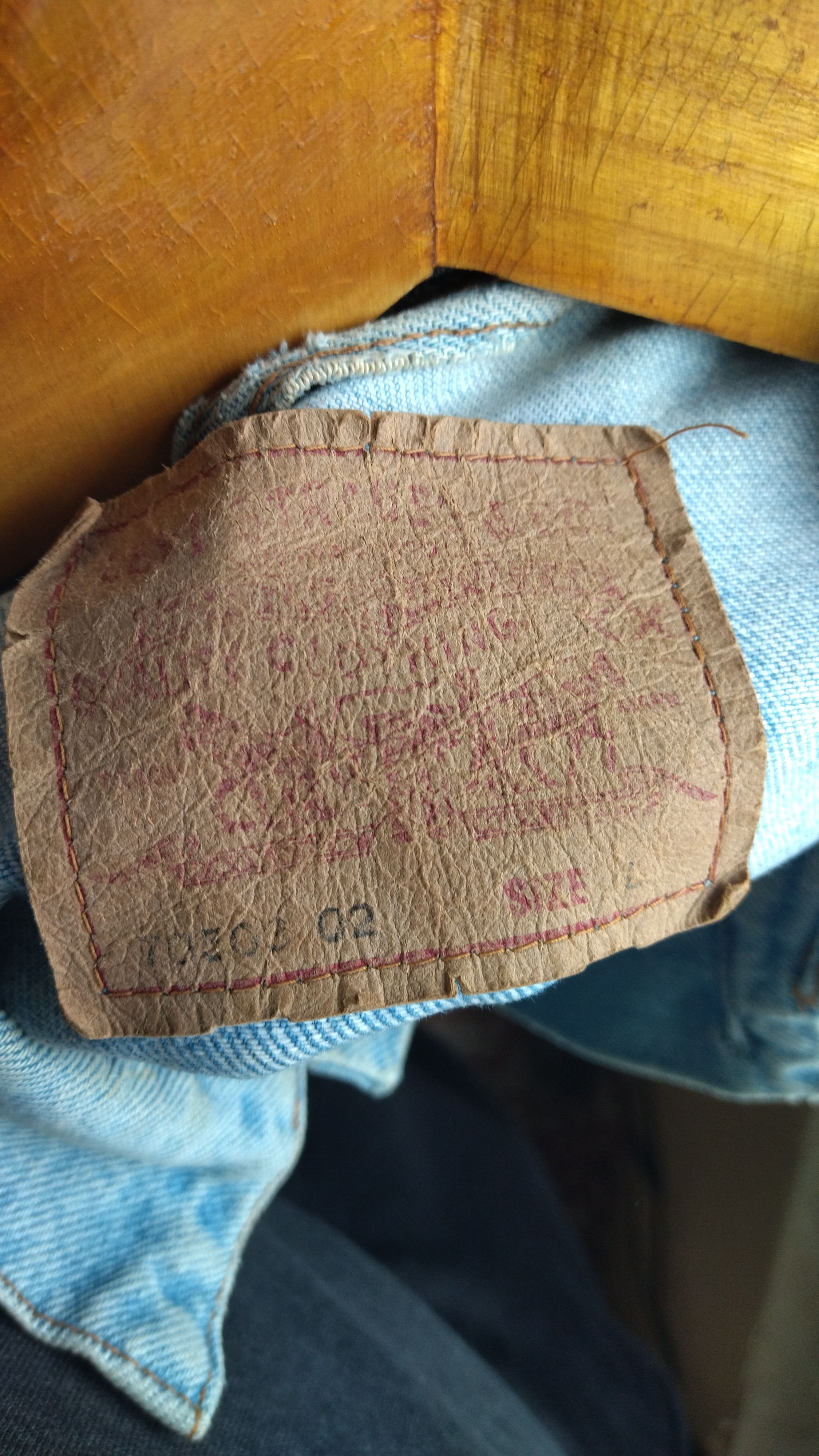 Levi's × Levi's Vintage Clothing Levi's vintage denim jacket Great Britain Size US L / EU 52-54 / 3 - 7 Thumbnail