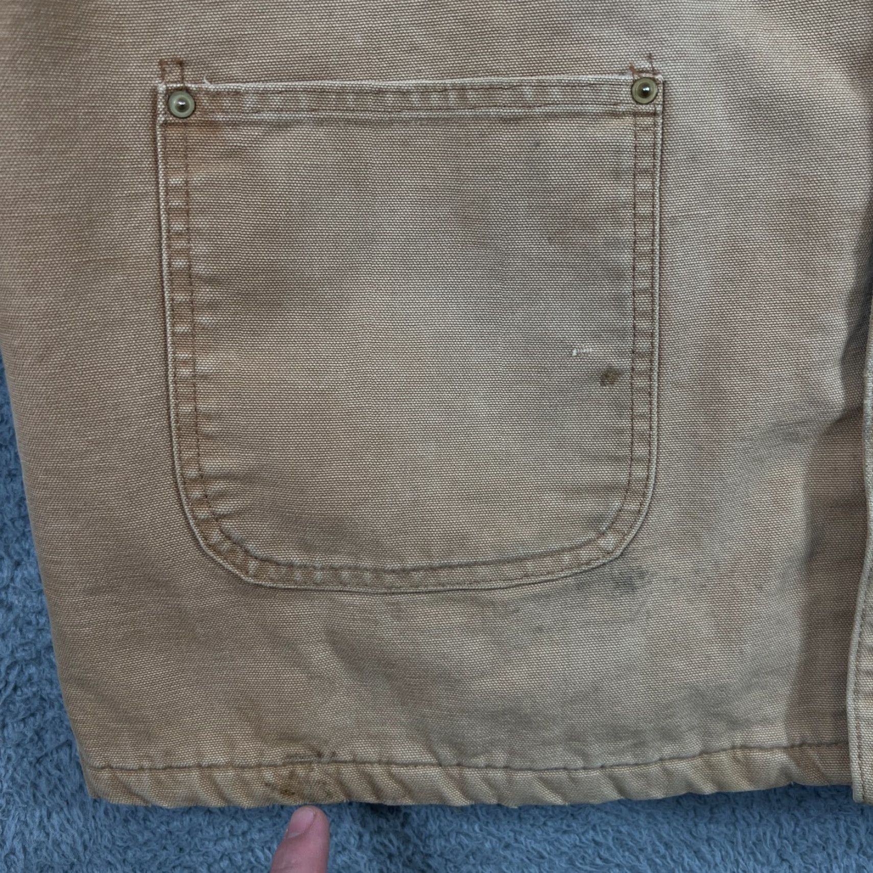 Carhartt VINTAGE Carhartt Men’s Chore Jacket 52 Brown Canvas Workwear 80s USA 2XL Size US L / EU 52-54 / 3 - 6 Thumbnail