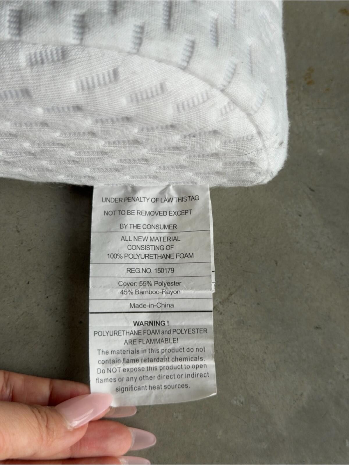 Other Memory Foam Knee Pillow / White Size ONE SIZE - 4 Thumbnail