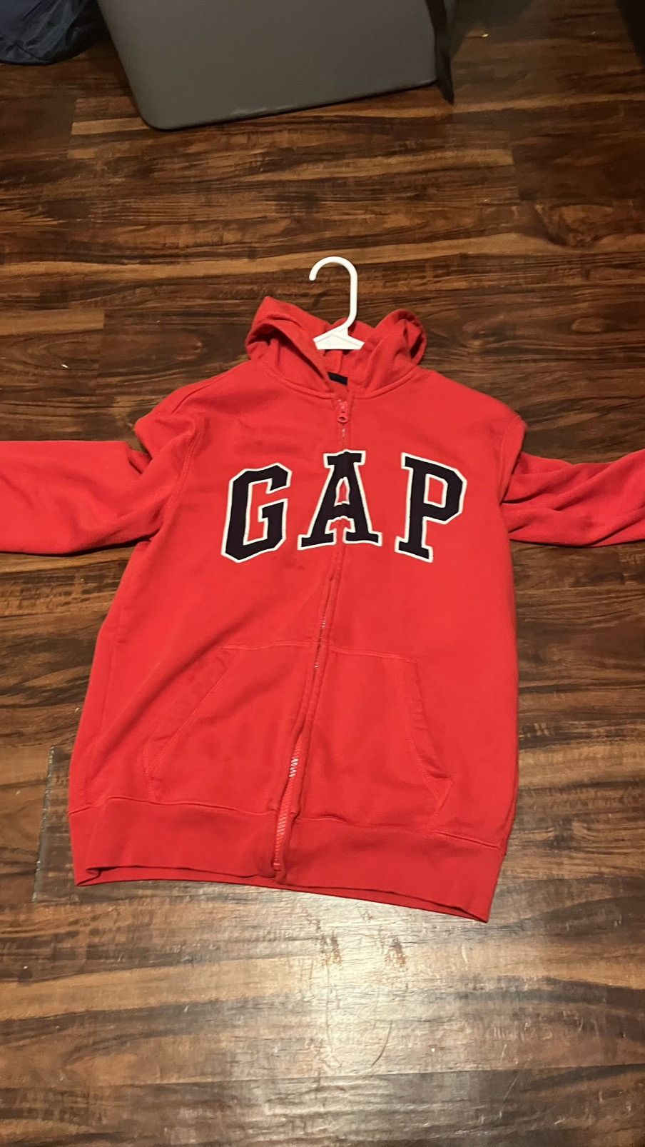 Gap Red Gap Zip-up Hoodie Size US S / EU 44-46 / 1 - 2 Thumbnail