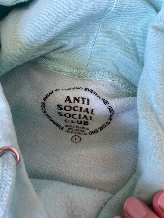 Anti Social Social Club ASSC Candy Cane Hoodie Size L | Grailed