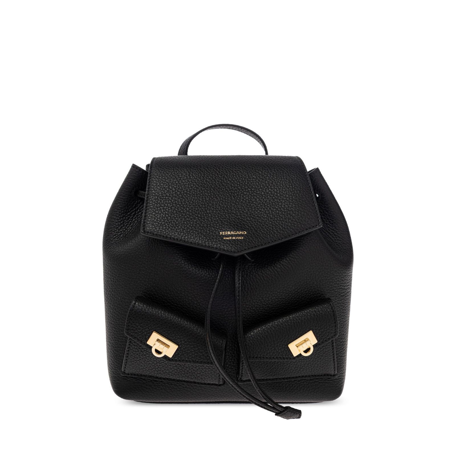Salvatore Ferragamo FERRAGAMO Multipocket Mini $1250 Black Backpack New & Authen Size ONE SIZE - 1 Thumbnail