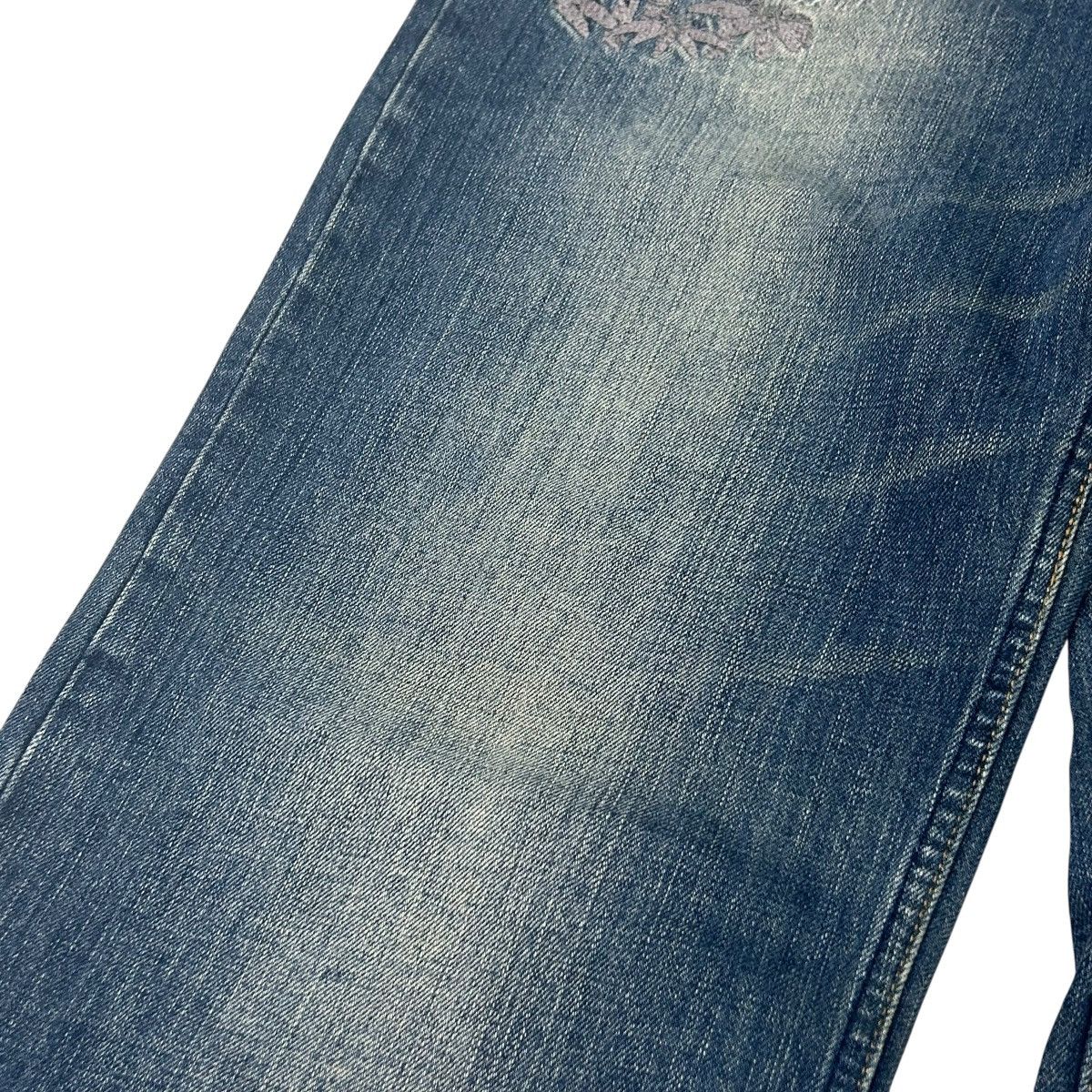 Karakuri Tamashii 512 Karakuri Tamashii jeans embroidered denim blue archive Size US 33 - 15 Thumbnail