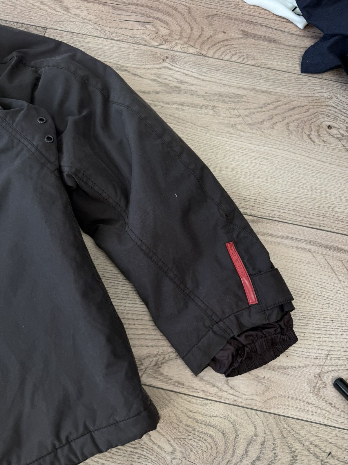 Prada Prada Bomber Aviation Jacket Nylon Turtleneck Red Tab Size US L / EU 52-54 / 3 - 19 Thumbnail
