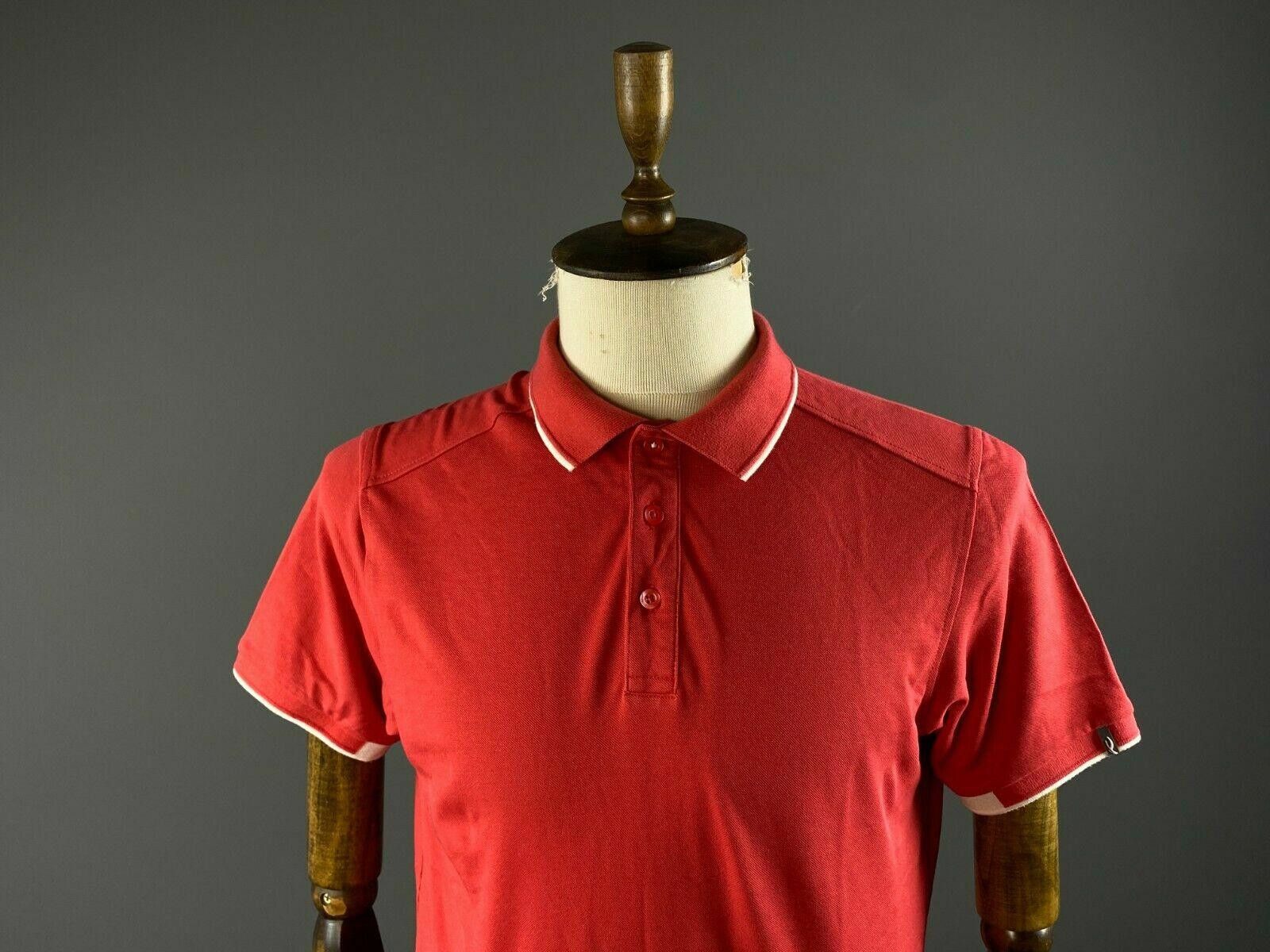 KJUS Men Kjus Red UPF 50+ Short Sleeve Polo Shirt Size S Size US S / EU 44-46 / 1 - 2 Thumbnail
