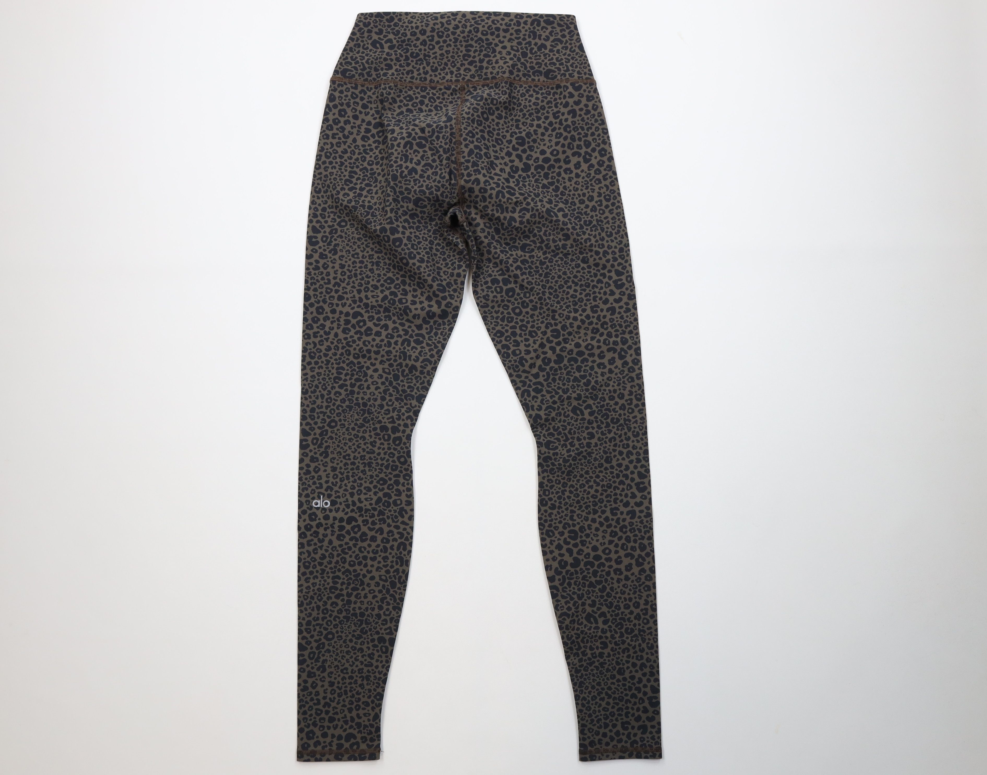 Vintage ALO High Waist Leopard Print Leggings Pants Yoga Running Size 25" / US 0 / IT 36 - 7 Thumbnail