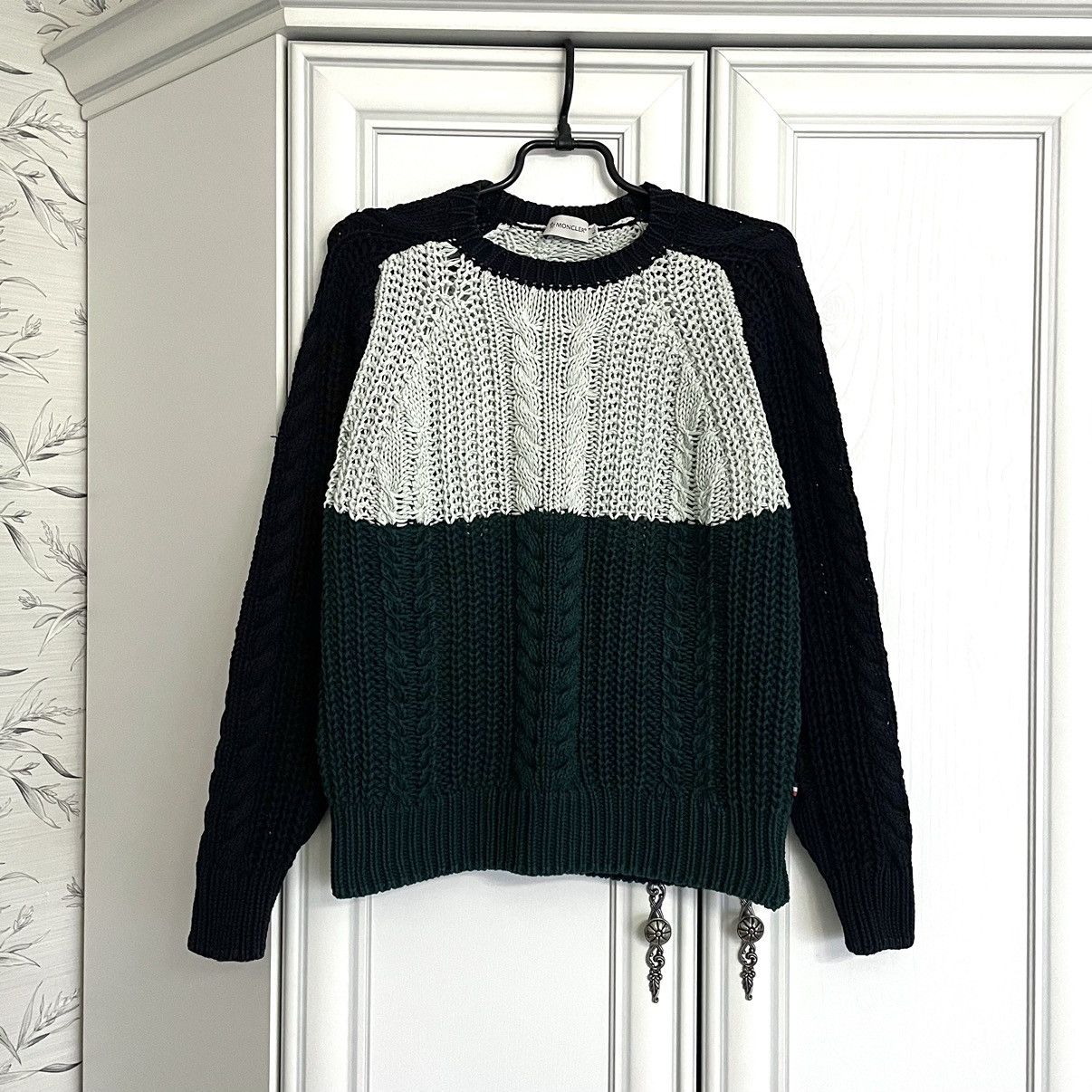 Moncler Moncler Maglia Tricot Girocollo Knitted Sweater Size L / US 10 / IT 46 - 1 Thumbnail