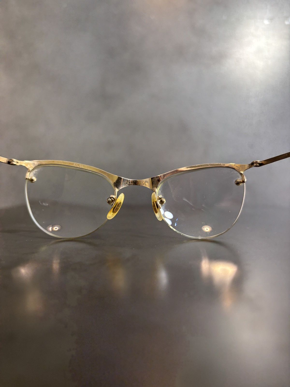 Shuron 1930s Eyeglasses True Vintage Shuron Gold Fill Spectacles Size ONE SIZE - 10 Thumbnail