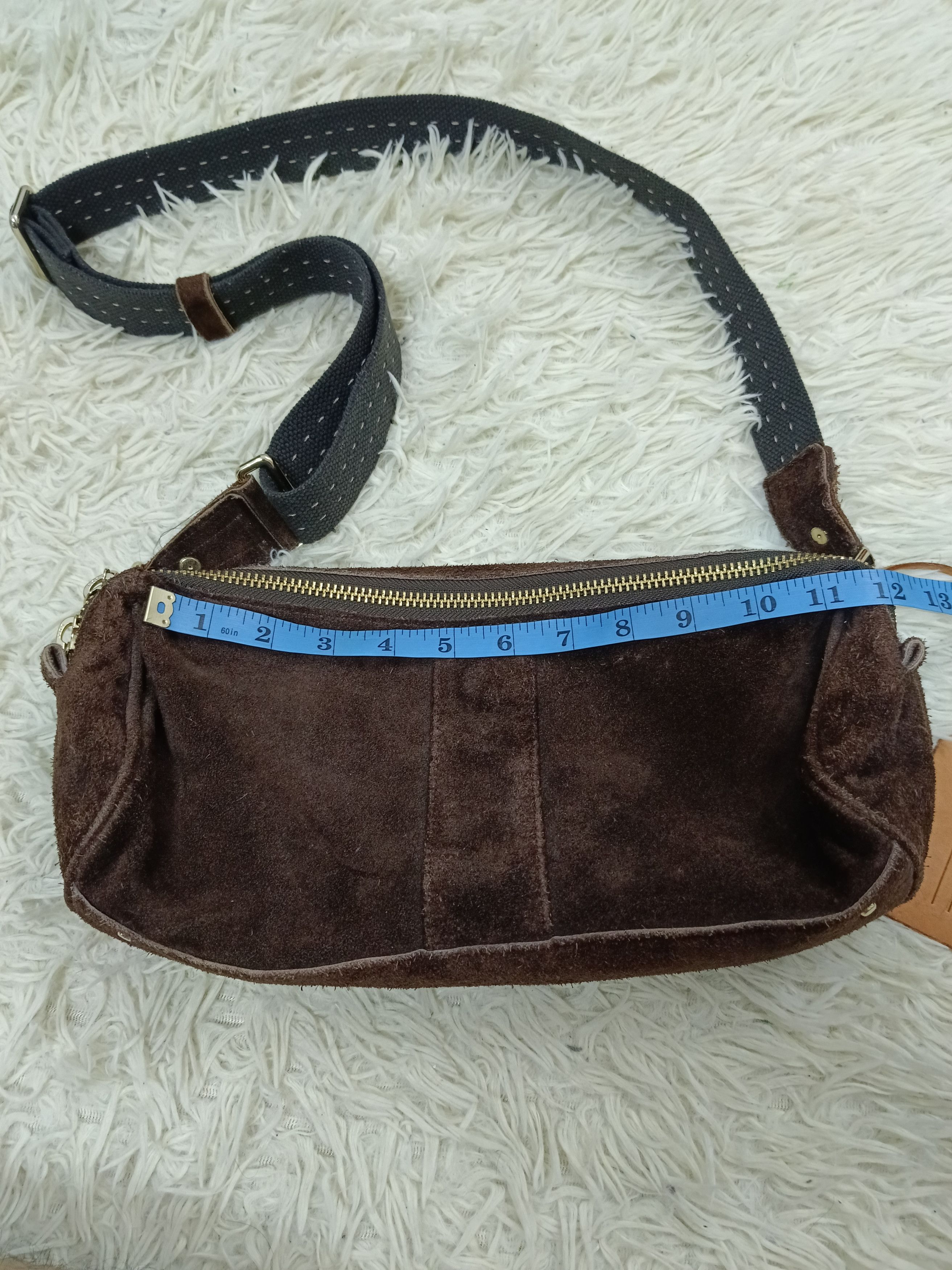 Leather MINITALY SUEDE LEATHER SLING/CROSSBODY Size ONE SIZE - 8 Thumbnail
