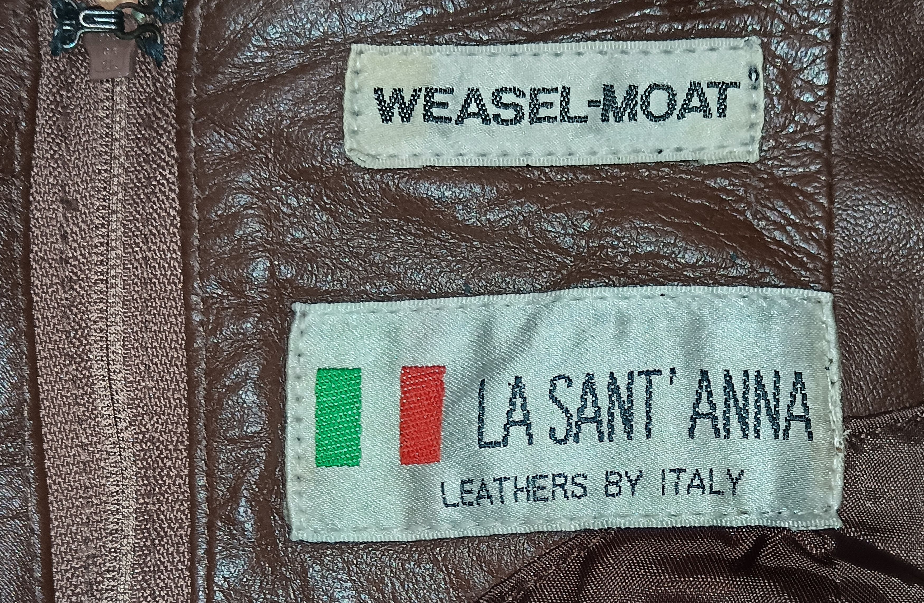 Japanese Brand WEASEL-MOAT ITALIAN SHEEPSKIN LEATHER SKIRT Size 27" / US 4 / IT 40 - 4 Thumbnail