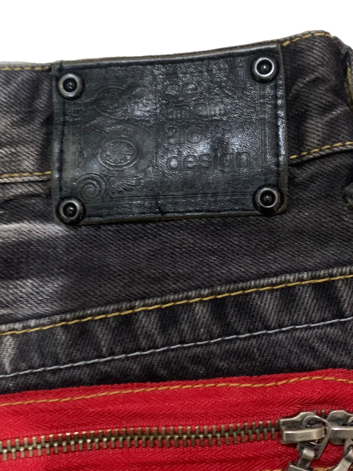 If Six Was Nine × Japanese Brand × Le Grande Bleu (L.G.B.) 🔥Flare🔥 Vintage Semantic Design Bootcut Punk Jeans Size US 30 / EU 46 - 12 Thumbnail