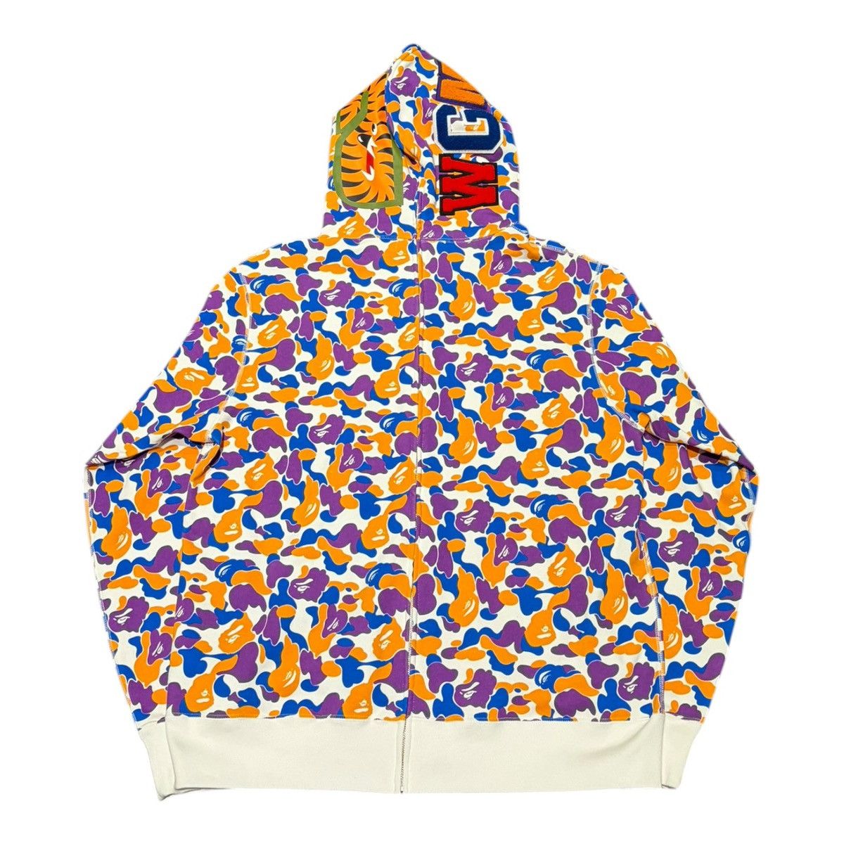 Bape BAPE LA Anniversary Camo Separate Shark Full Zip Hoodie Size US XXL / EU 58 / 5 - 3 Thumbnail
