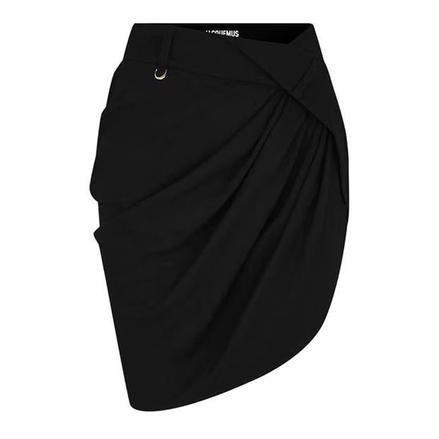 Jacquemus o1g2r1mq1024 Mini Skirt in Black Size 28" / US 6 / IT 42 - 1 Thumbnail