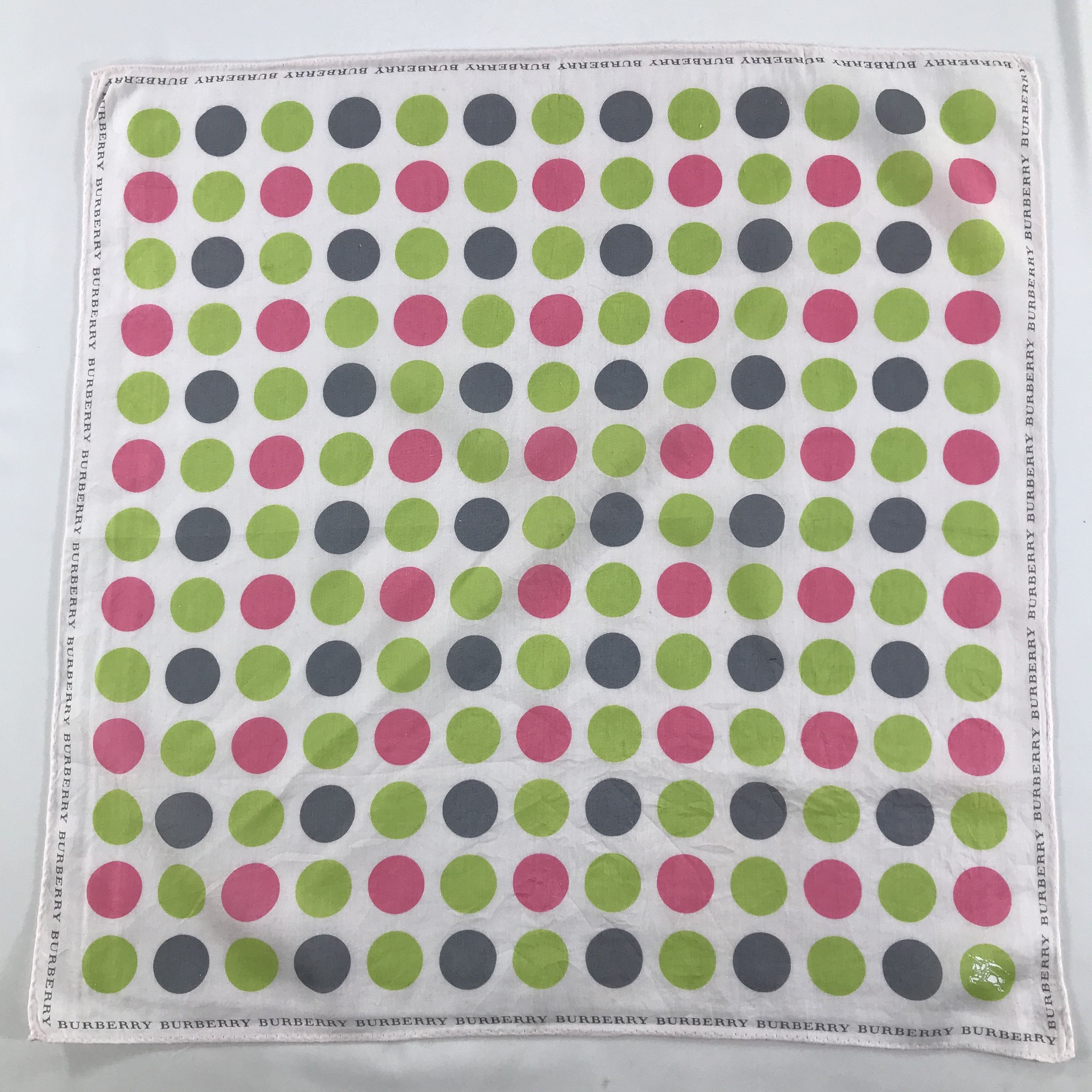 Burberry × Vintage Burberry Bandana / Handkerchief / Neckerchief - S1547 Size ONE SIZE - 1 Thumbnail
