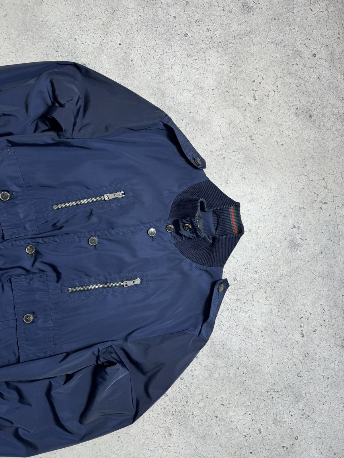 Gucci Gucci Luxury Bomber Jacket Made In Italy Size US XL / EU 56 / 4 - 5 Thumbnail