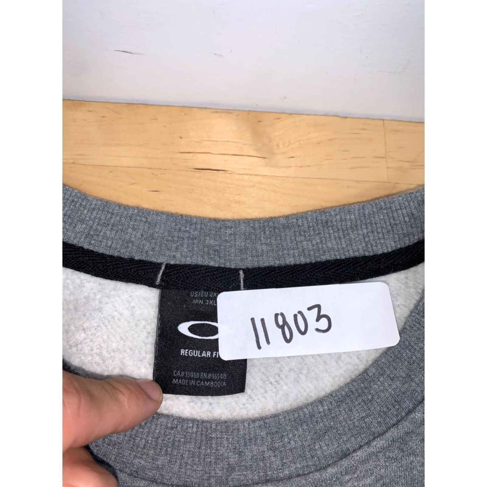 Oakley Oakley Sweatshirt Mens 2XL Gray Crew Neck Pullover Shirt Size US XXL / EU 58 / 5 - 2 Thumbnail