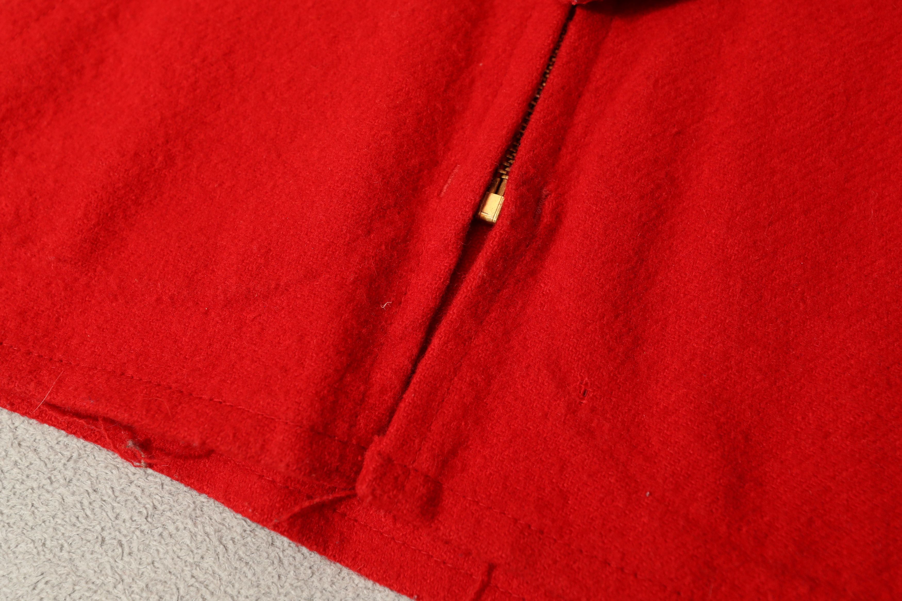 Johnson Woolen Mills Johnson Woolen Mills Red Wool Zip Hunting Tog Jacket (15) Size XL / US 12-14 / IT 48-50 - 7 Thumbnail