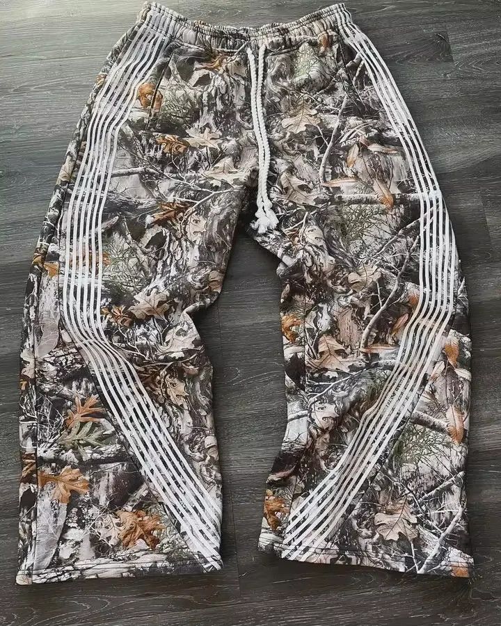 Other Y2K Retro Gothic Hip Hop Camouflage Pattern Loose Size US 31 - 6 Thumbnail