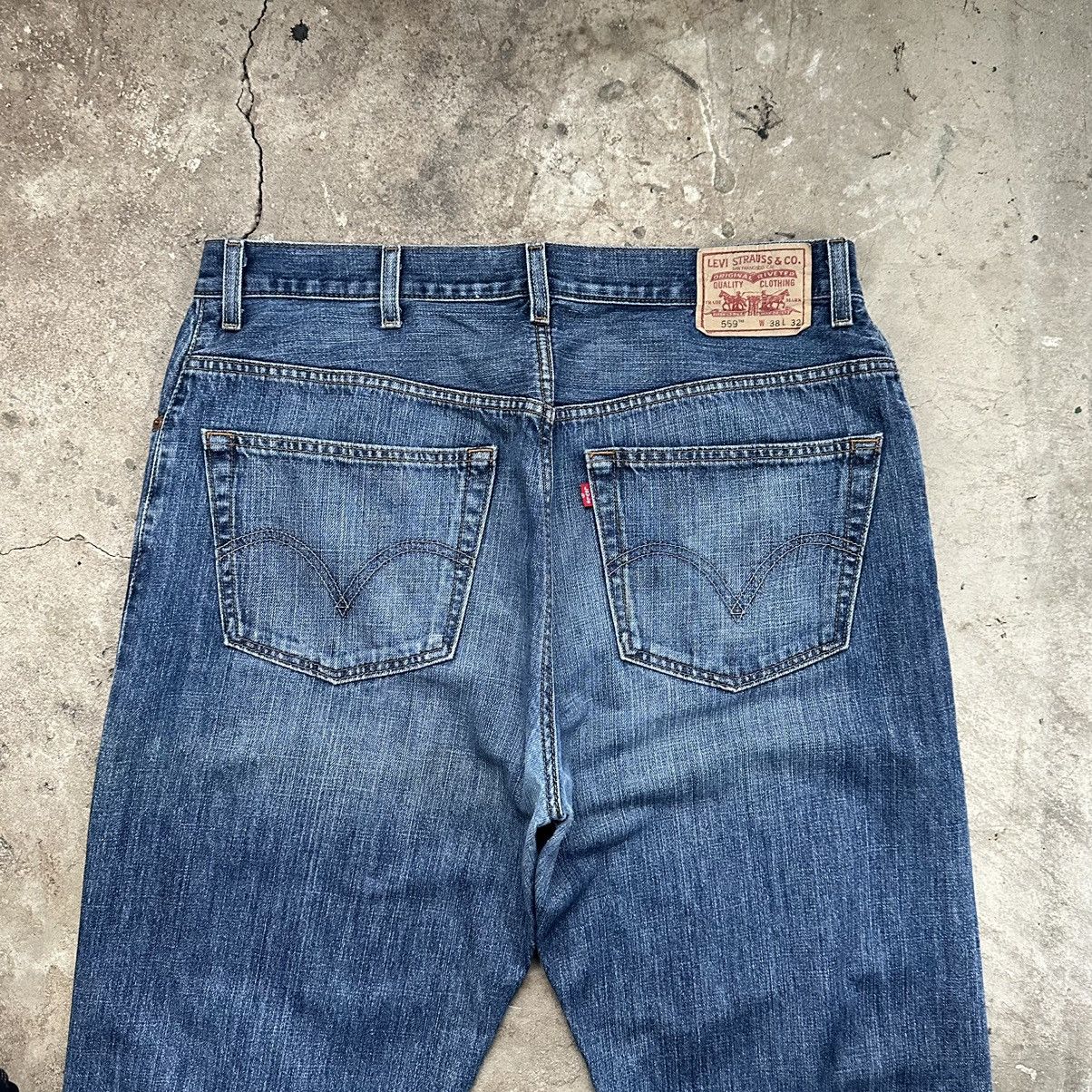 Levi's Vintage 559 Levis Jeans relaxed straight fit W38 Size US 38 / EU 54 - 5 Thumbnail