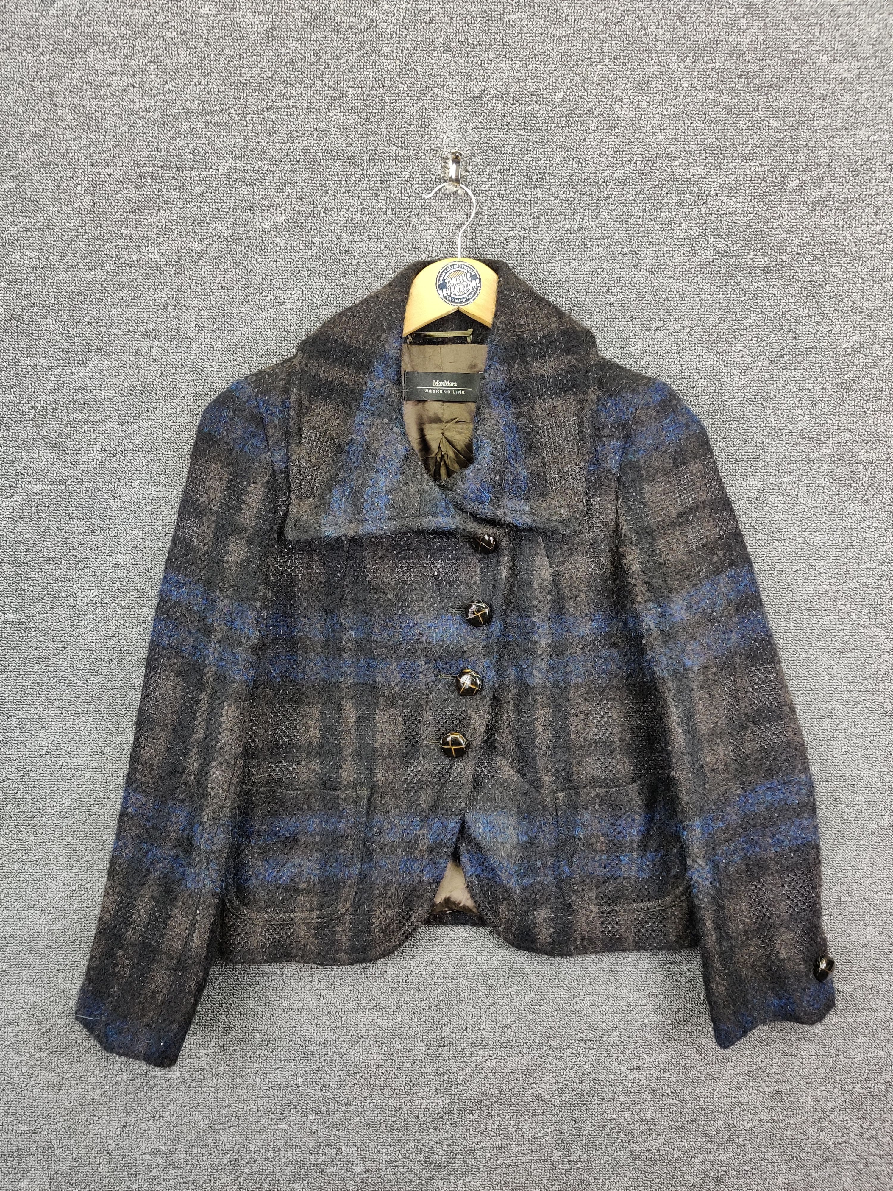 Vintage Vintage Max Mara Weekend Wool Mohair Coat Size US S / EU 44-46 / 1 - 1 Thumbnail
