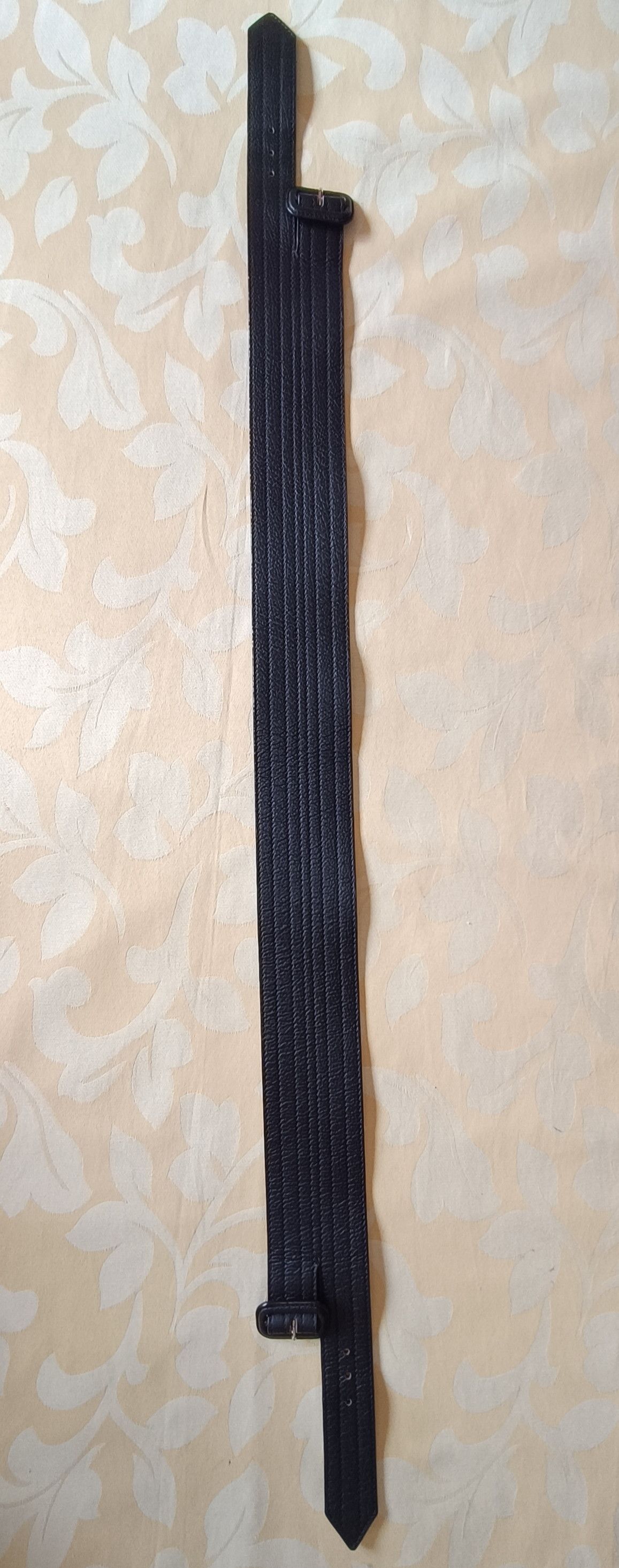 Jean Paul Gaultier 2 overlapping belts in dark brown leather Size ONE SIZE - 14 Thumbnail