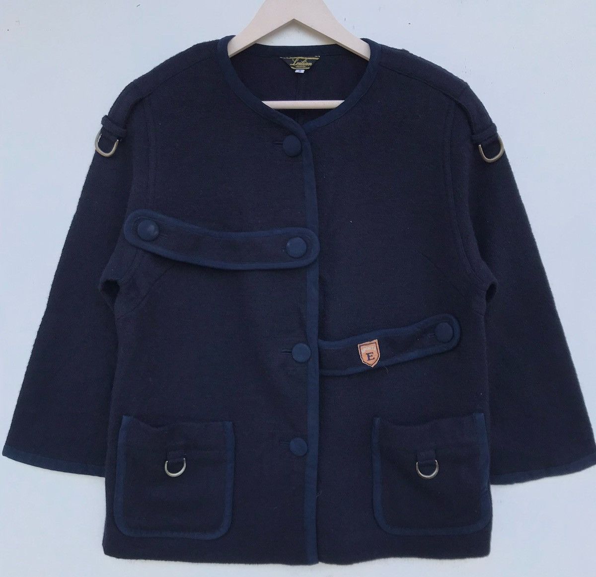 Japanese Brand × Vintage Vintage Japanese Brand Button Up Wool jacket Size M / US 6-8 / IT 42-44 - 1 Thumbnail