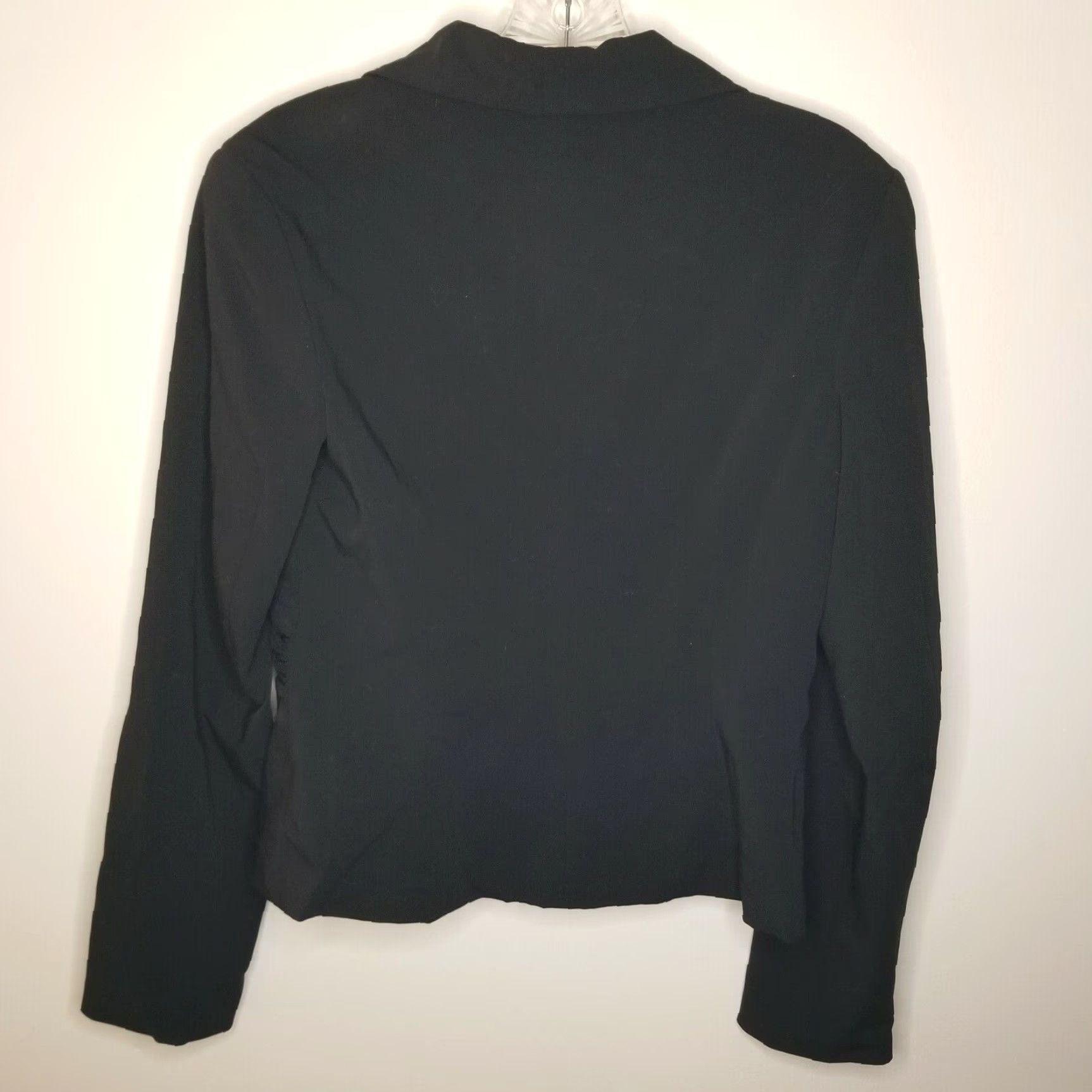 Mossimo MOSSIMO Long Sleeve Blazer Shirt Women Size S Black Size S / US 4 / IT 40 - 4 Thumbnail